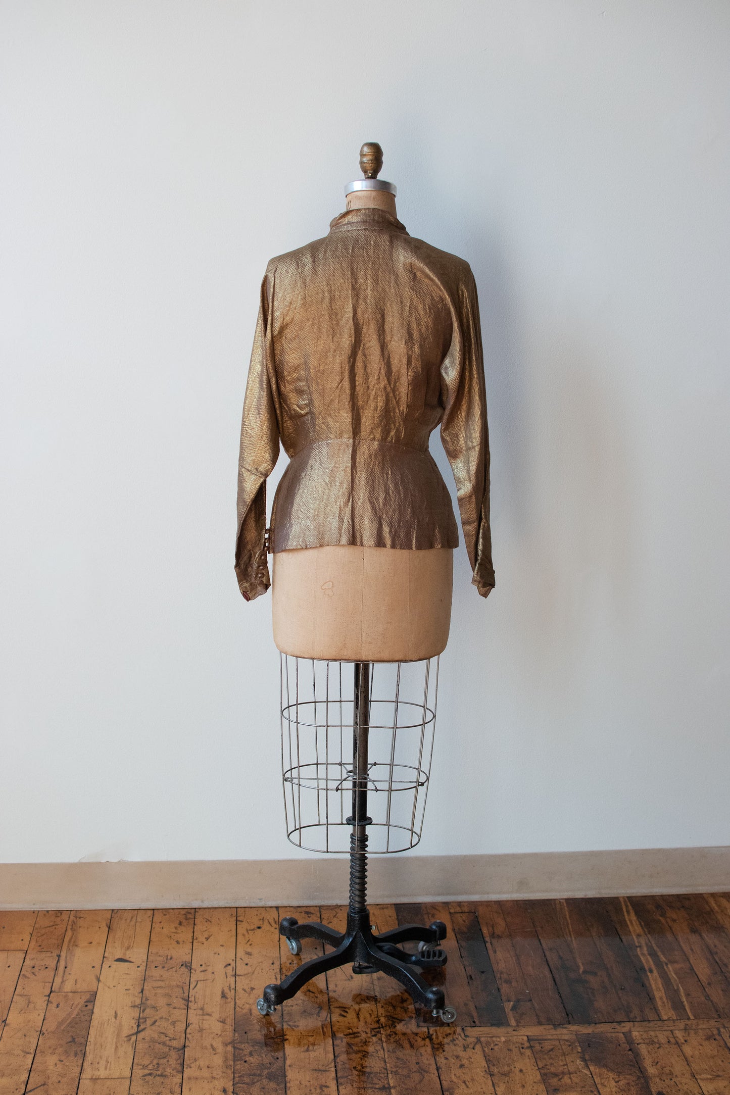 1930s Gold Lamé Jacket