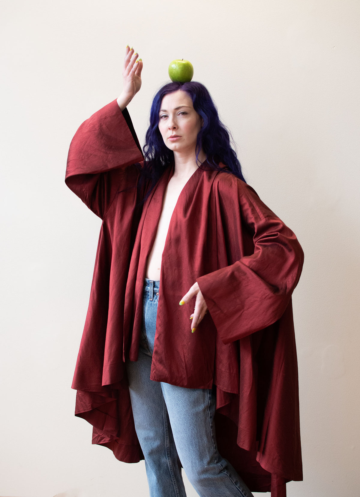 Romeo Gigli Silk Evening Coat | A Virtual Affair