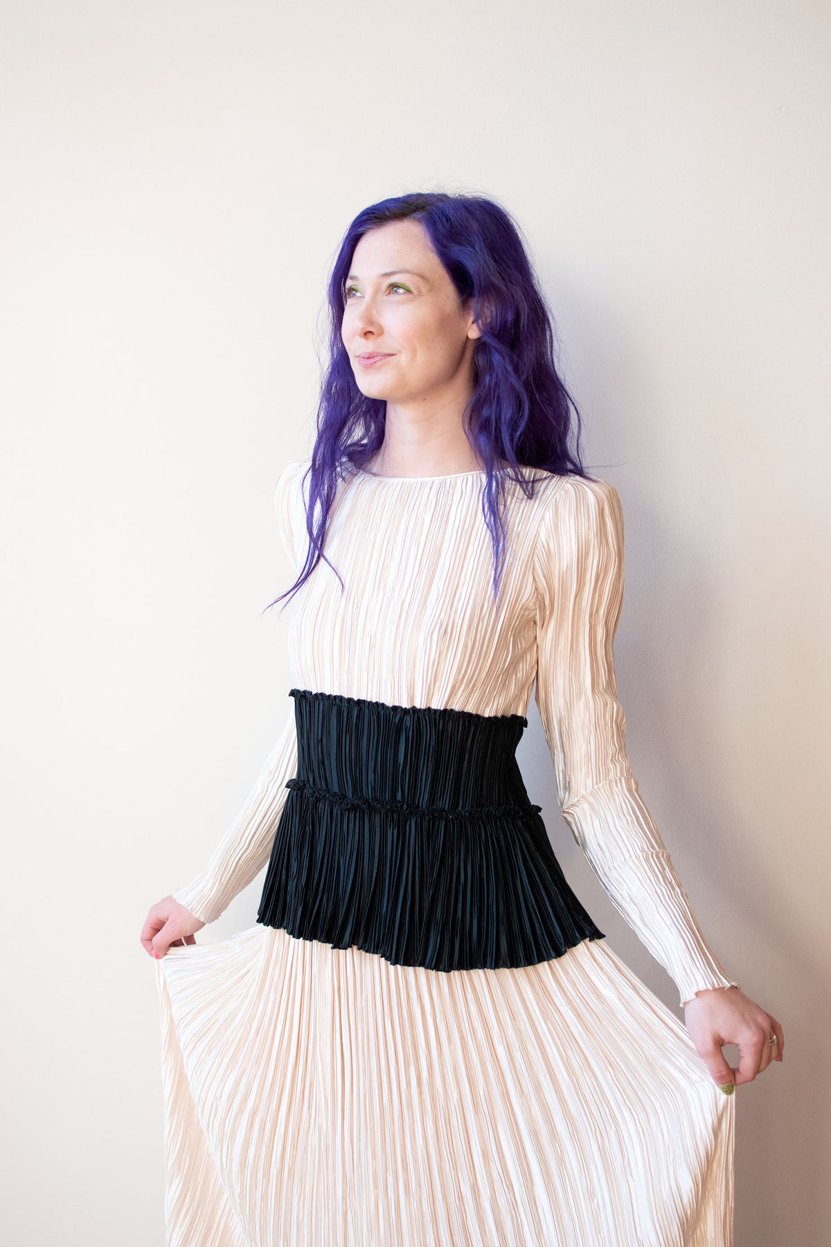 1980s Plisse Set | Mary Mcfadden