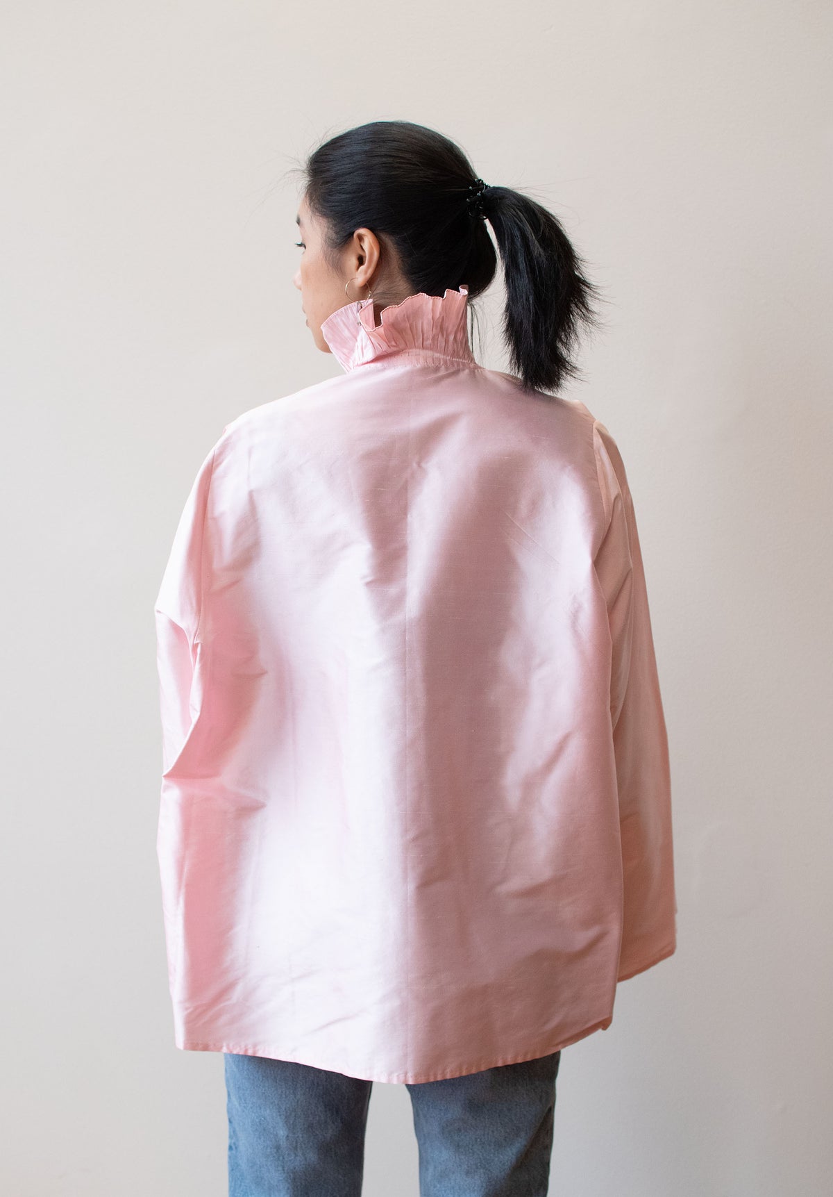 Pink Silk Jacket | Mary Ann Restivo