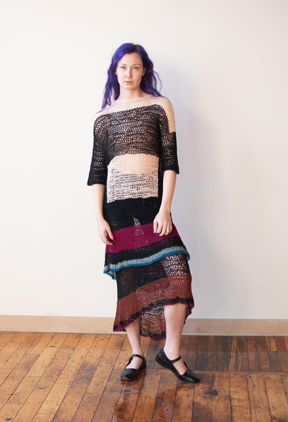 1980s Crochet Dress