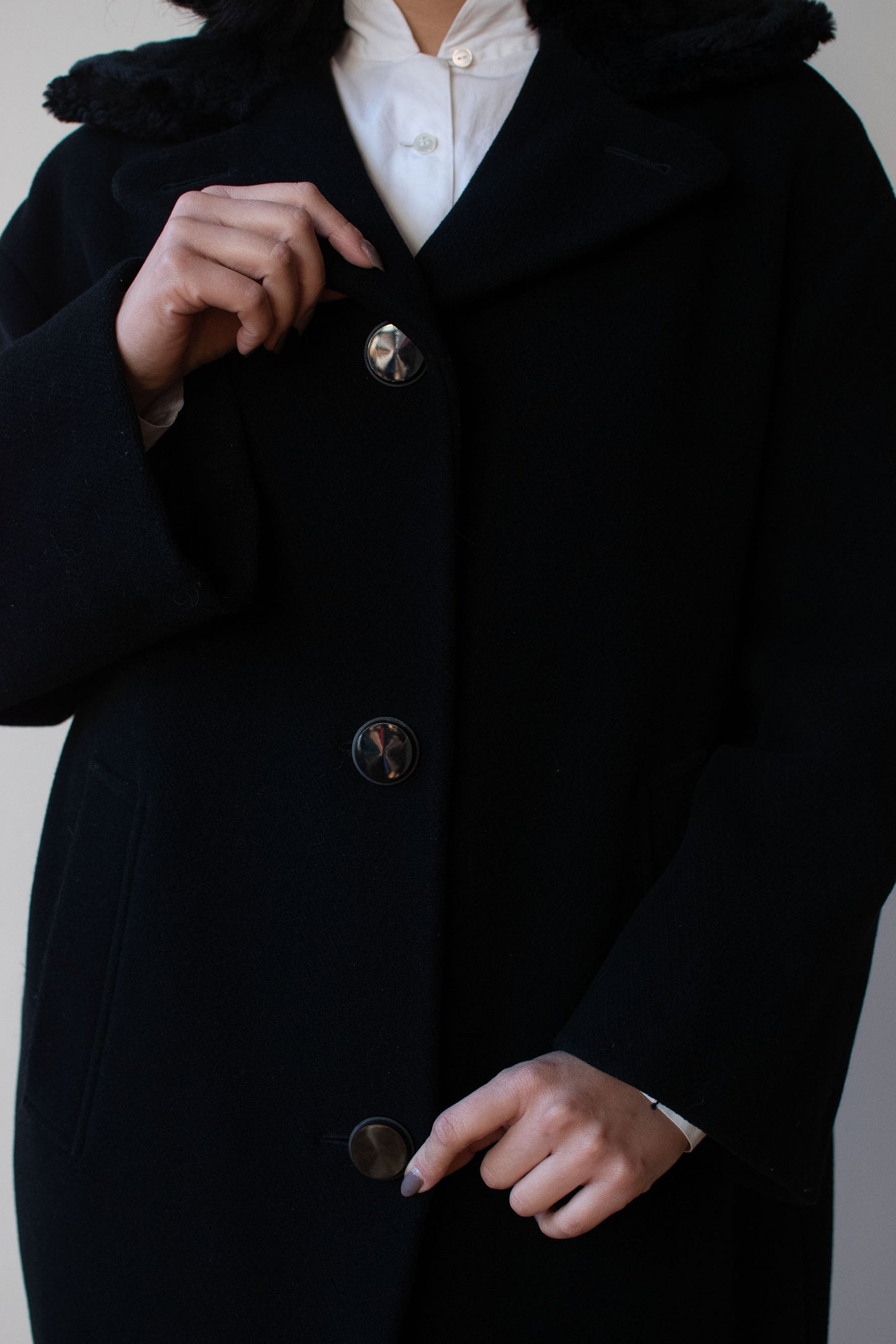 Black Wool Jacket | G Gigli