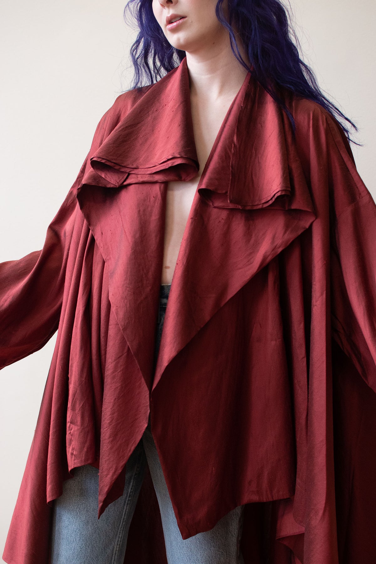 Romeo Gigli Silk Evening Coat | A Virtual Affair