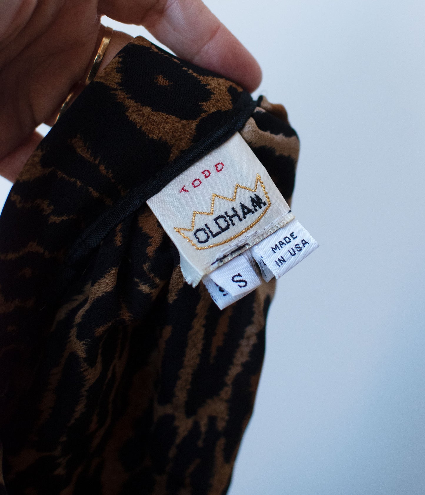 Silk Leopard Print Pants | Todd Oldham Fall 1992