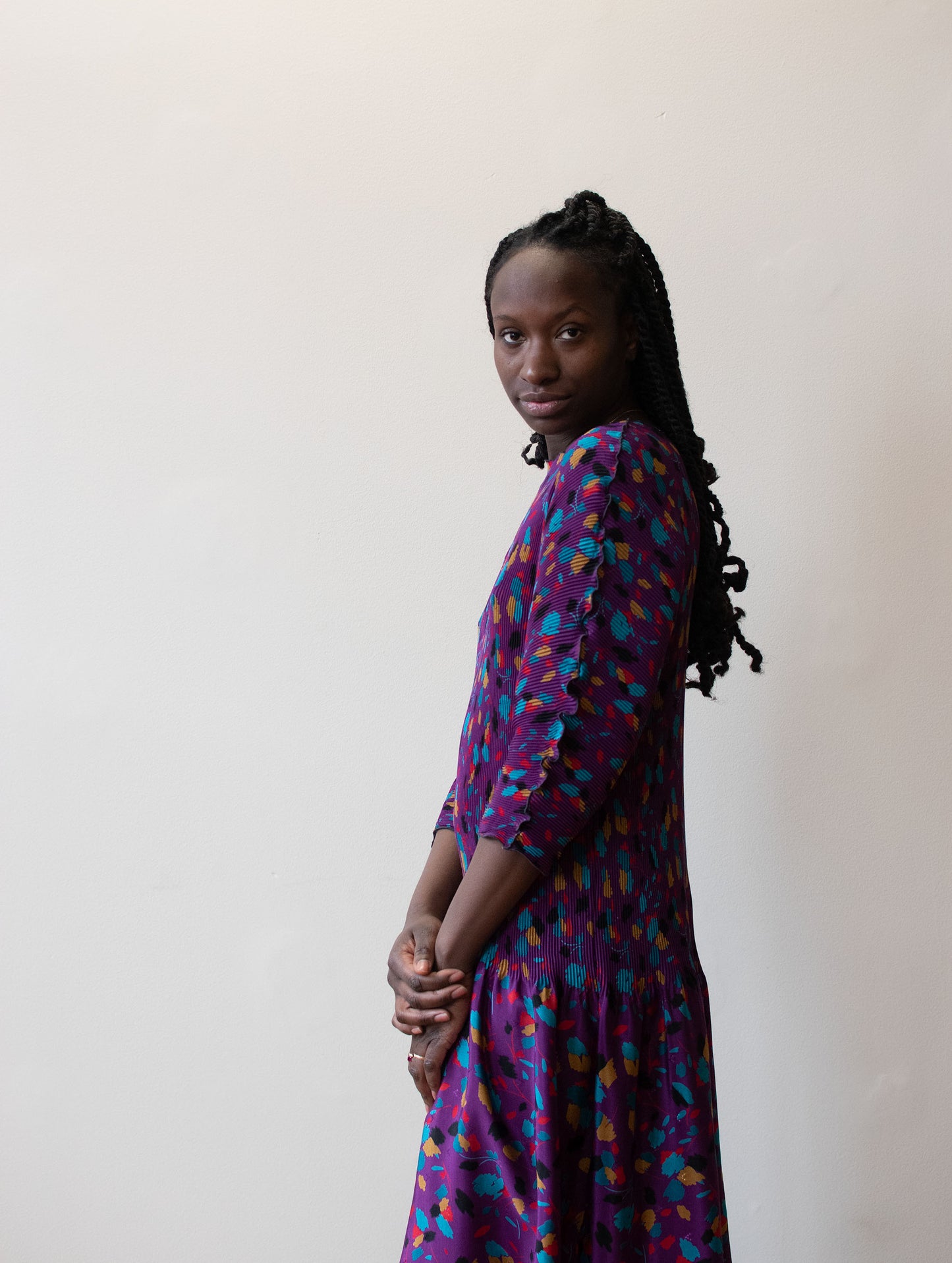 1980s Plisse Dress | Ellen Hauptli