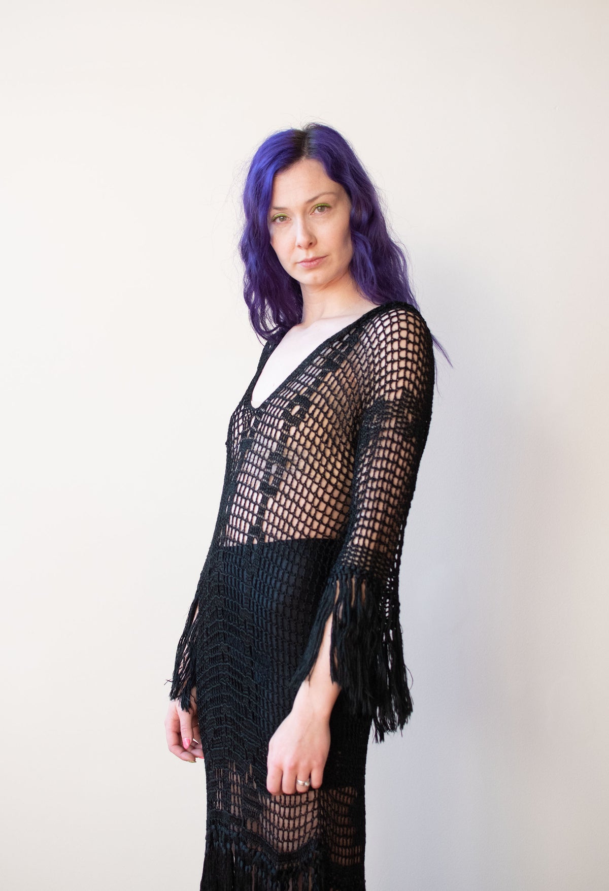 1920s Crochet Dress