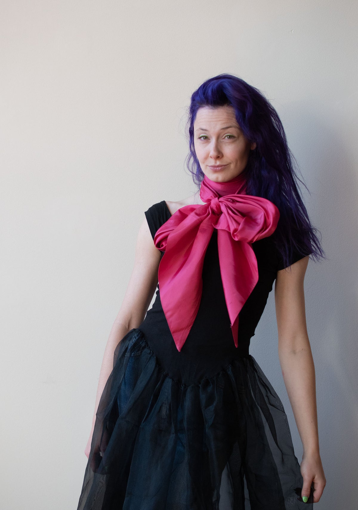 1980s Sheer Black Dress | Betsey Johnson Punk Label
