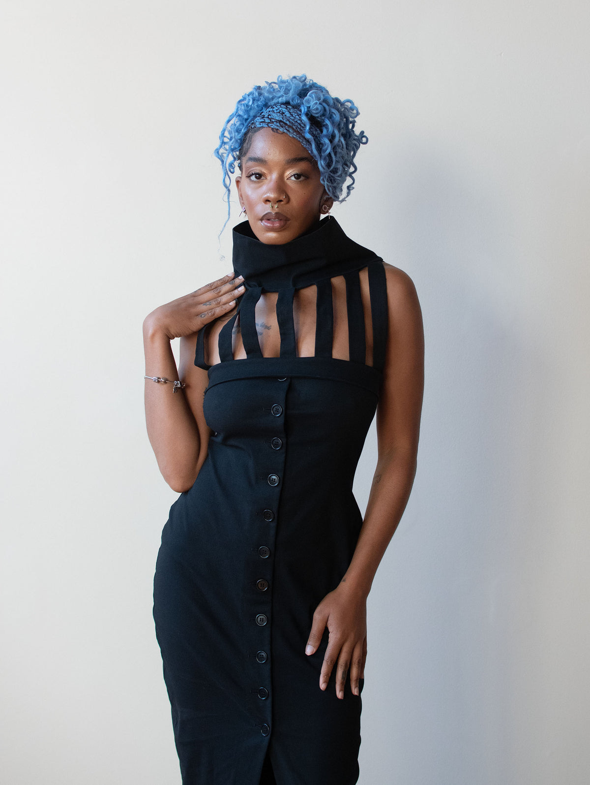Black Cage Dress | Romeo Gigli 1993
