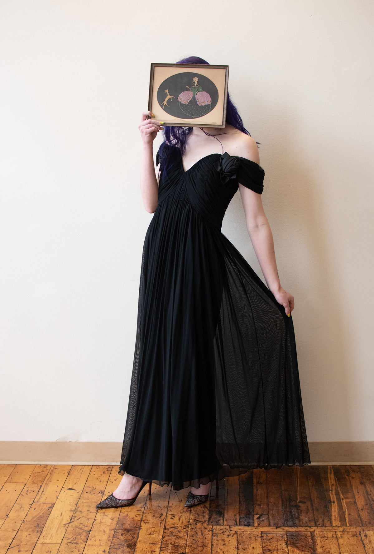 Vickey Teil Black Mesh Dress | A Virtual Affair