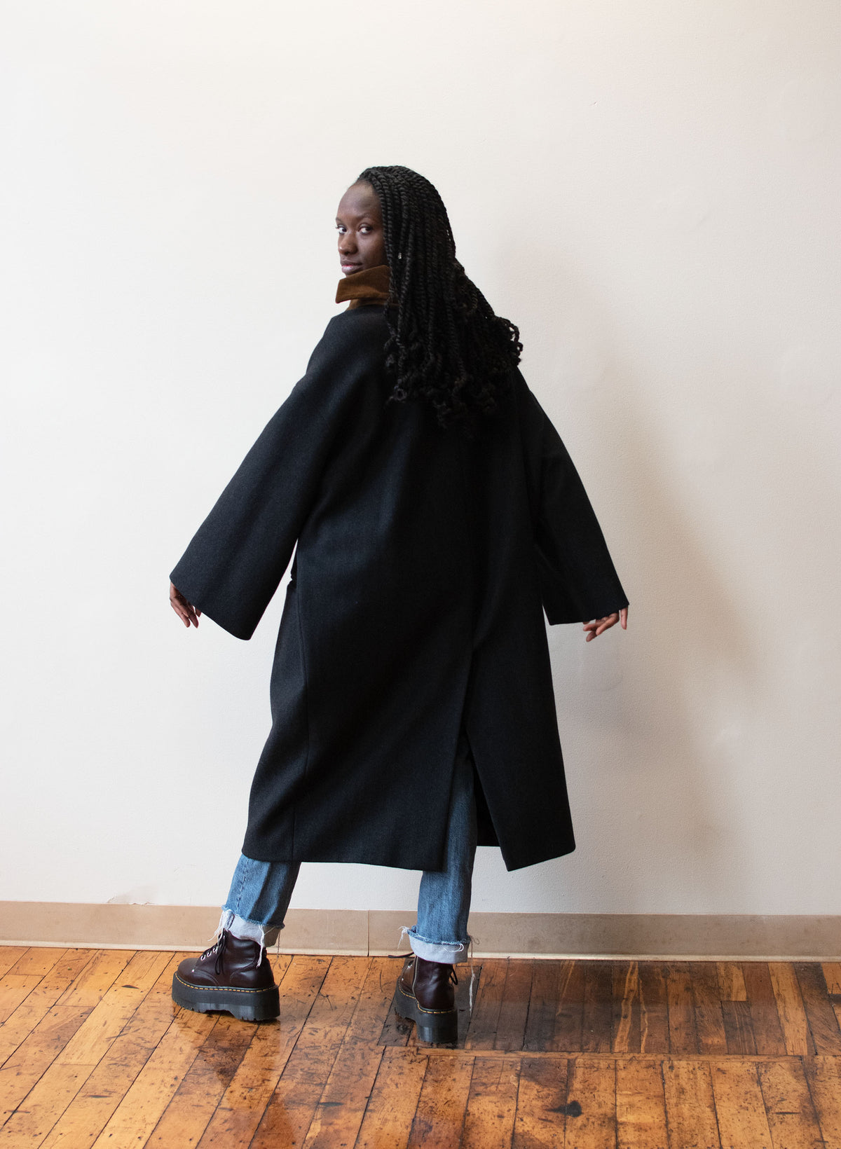 Romeo Gigli Petal Collar Coat | A Virtual Affair