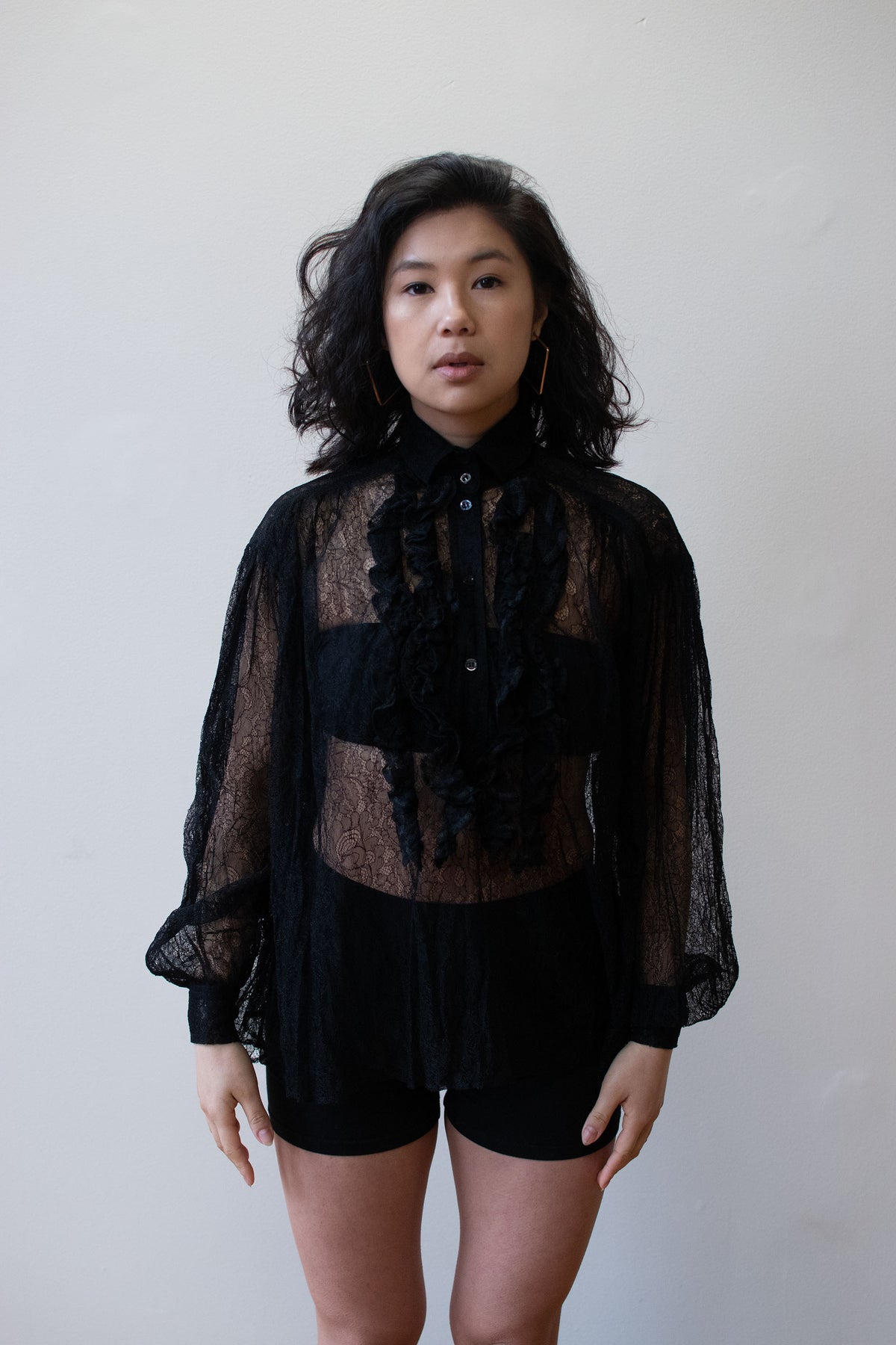 1980s Lace Blouse | Chantal Thomass