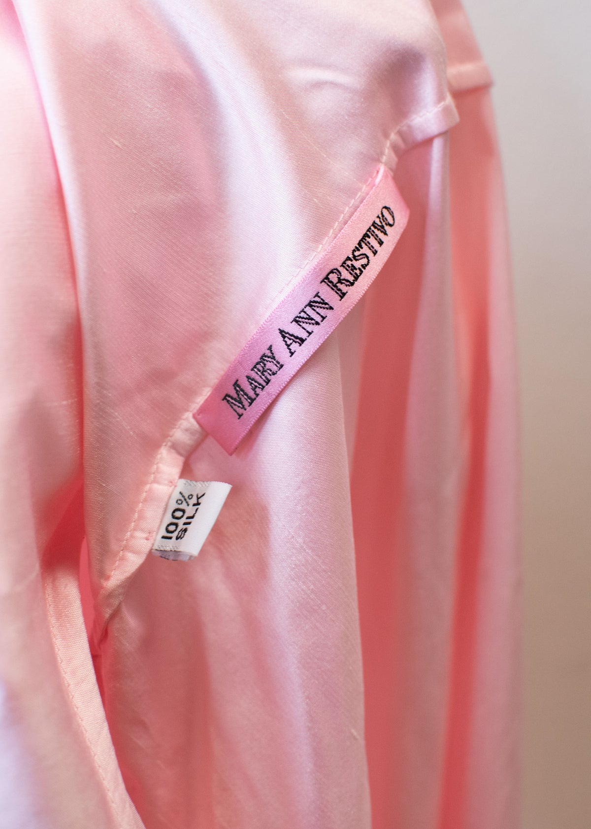 Pink Silk Jacket | Mary Ann Restivo