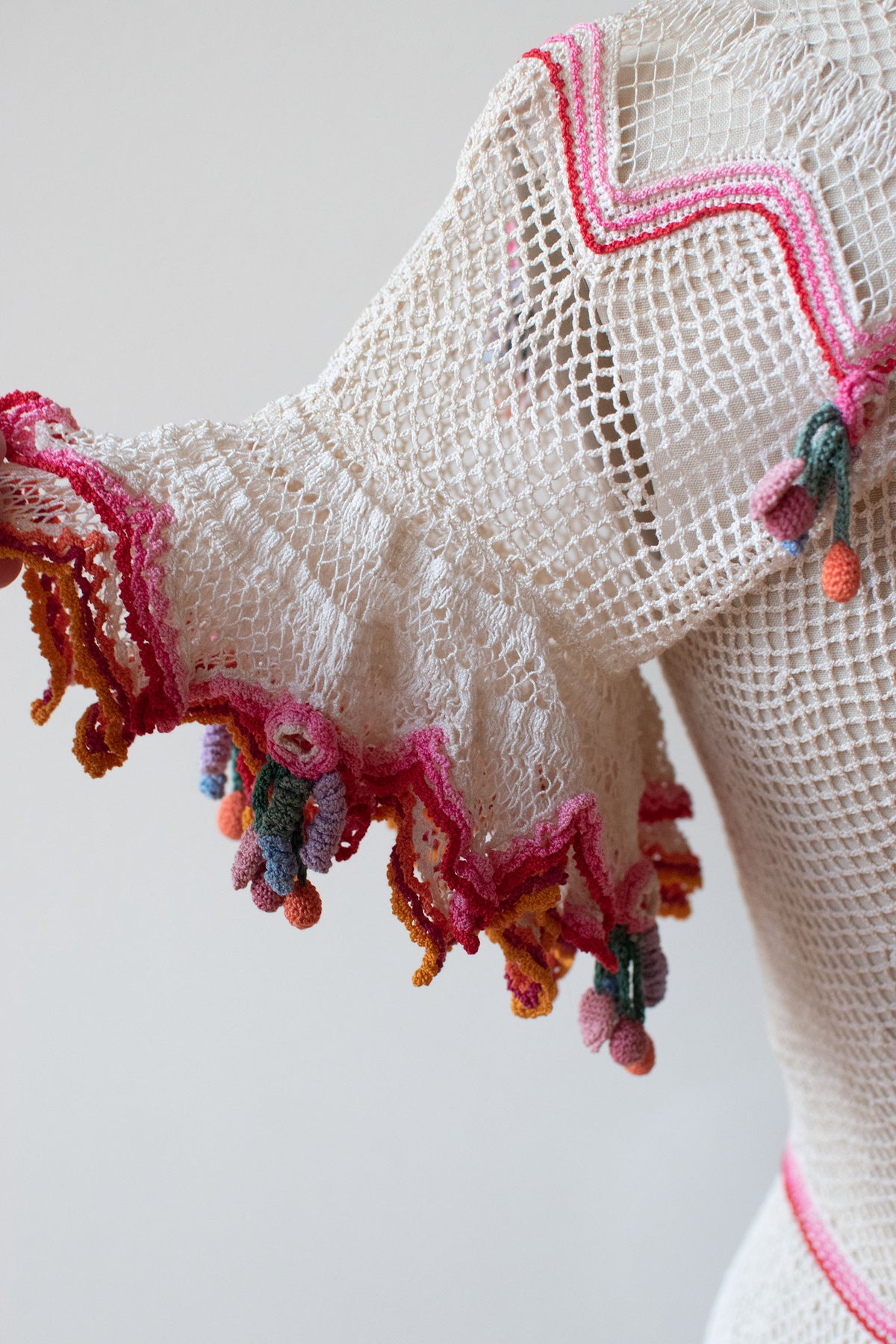 1980s Crochet Dress