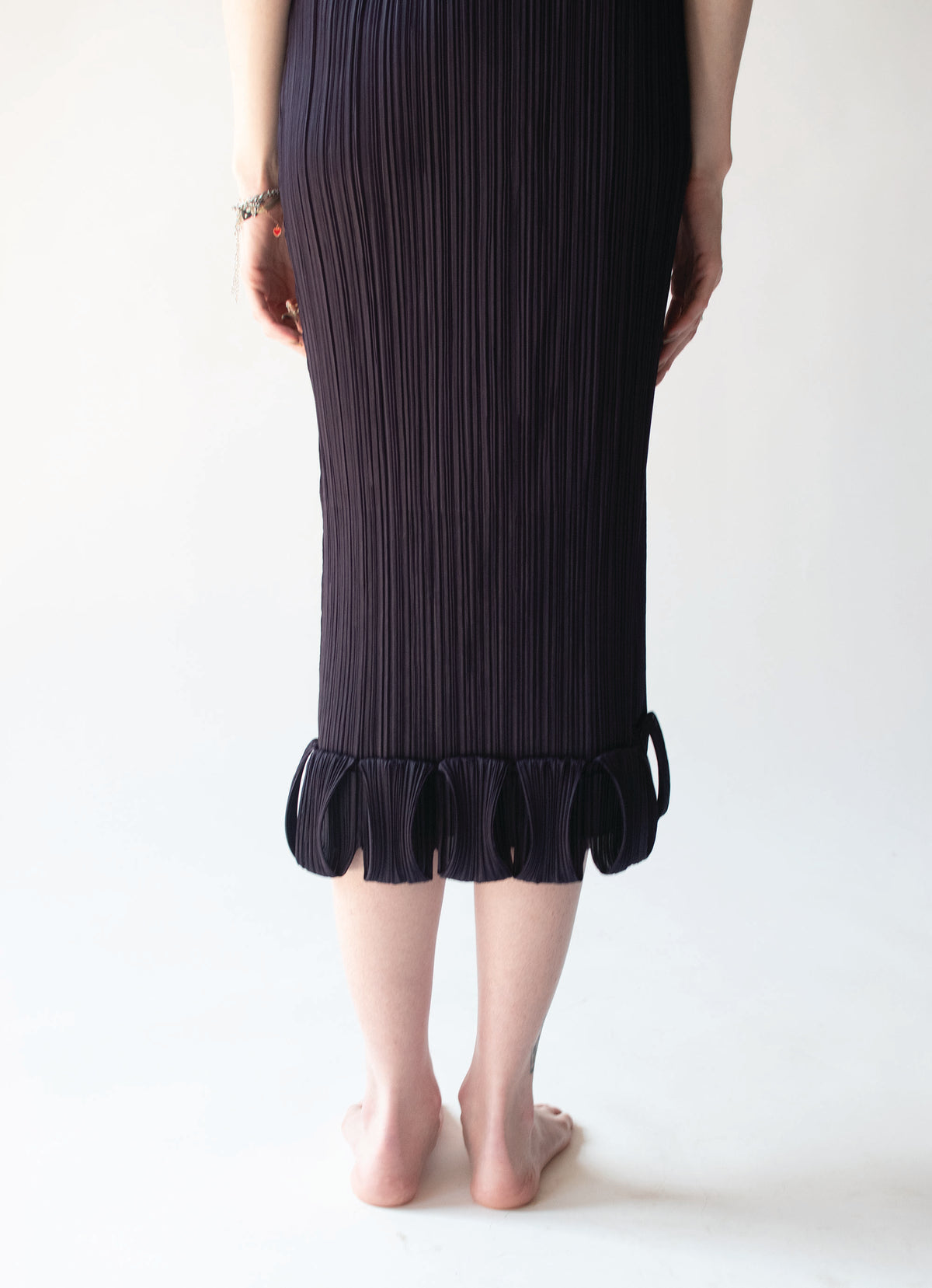 Plum Plisse Dress | Issey Miyake