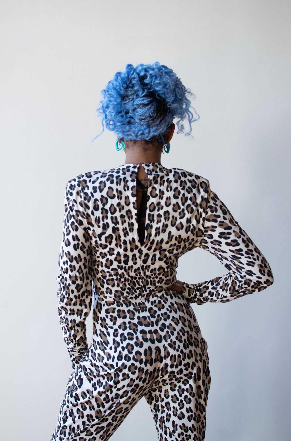 1980s Leopard Print Unitard | Norma Kamali