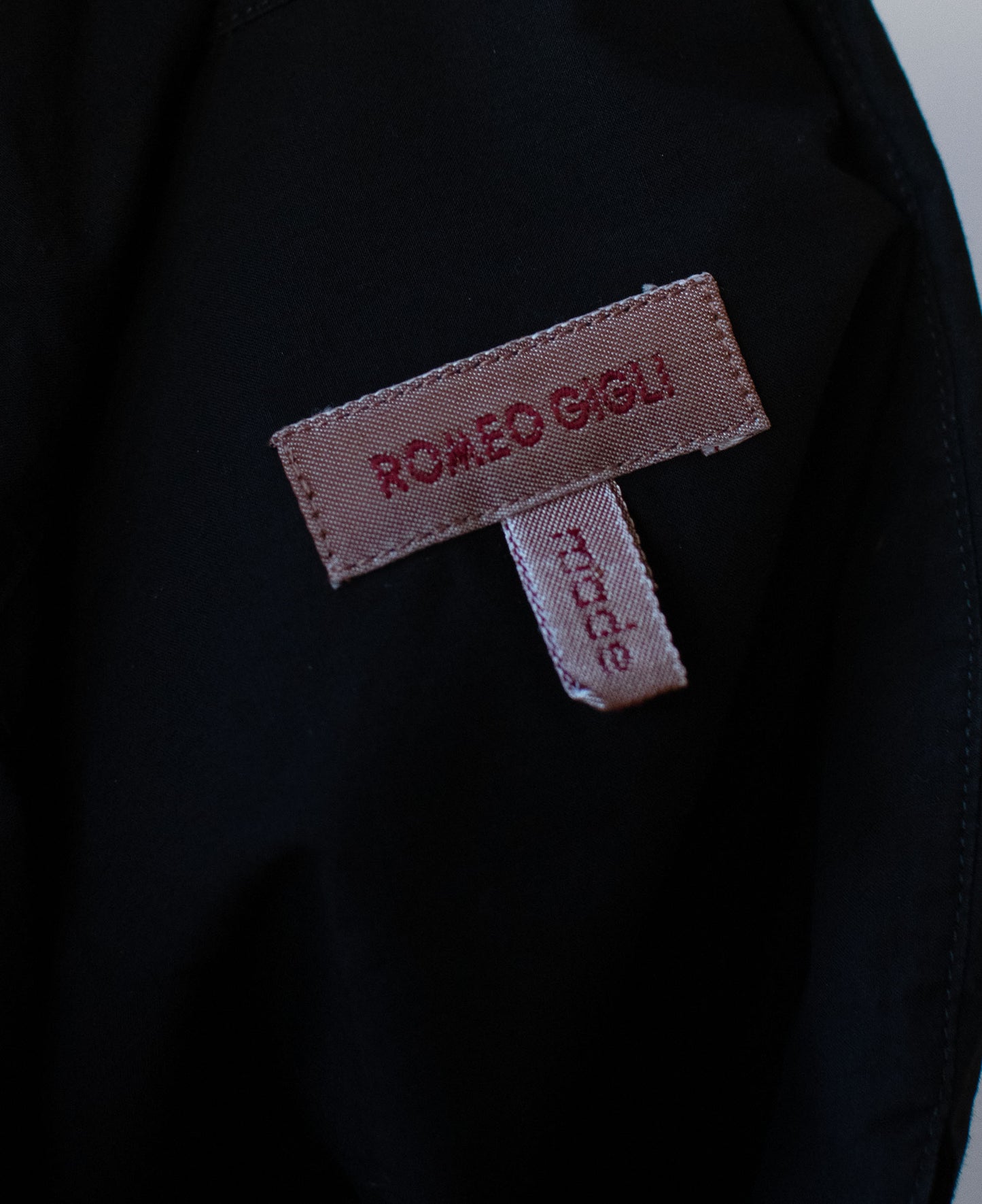 Black Shirt | Romeo Gigli