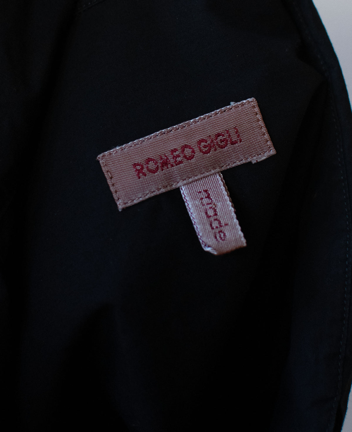 Black Shirt | Romeo Gigli