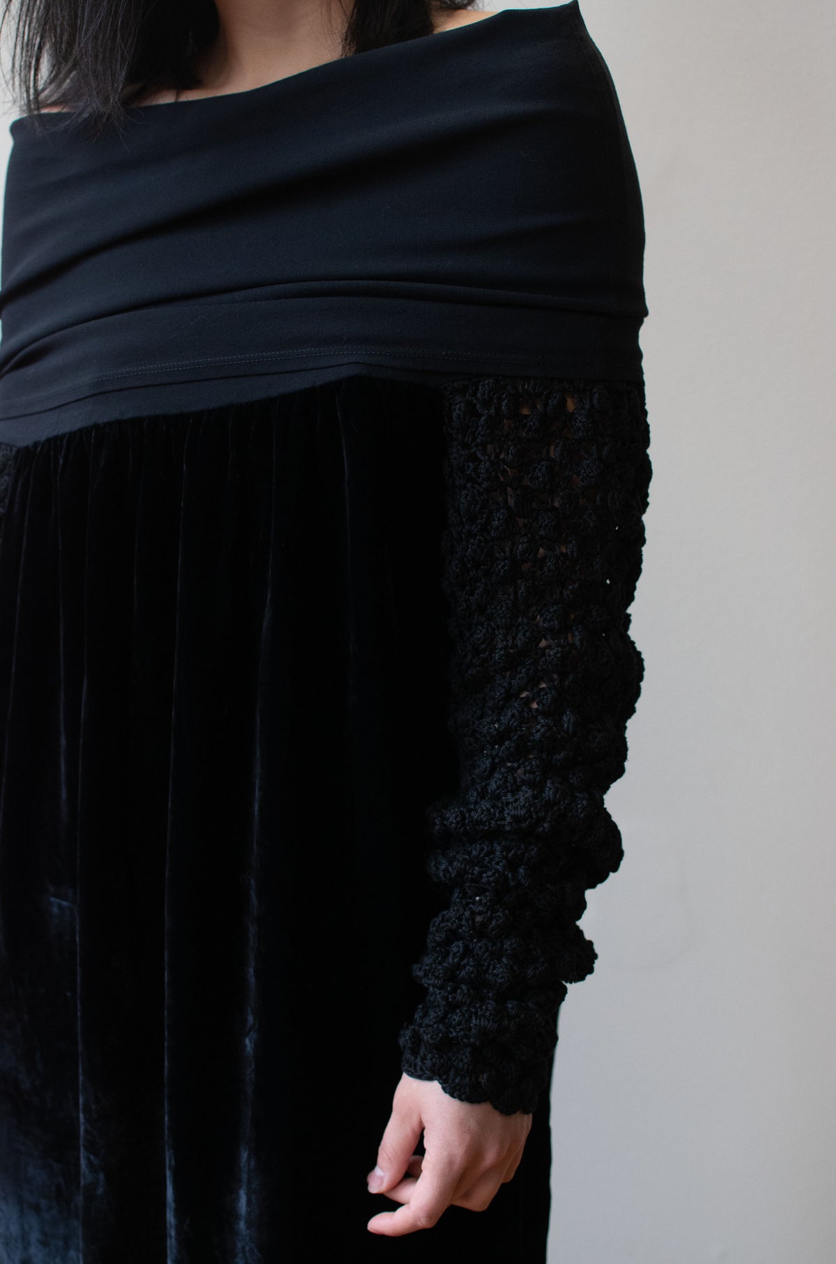 Black Velvet Dress | Jean Paul Gaultier