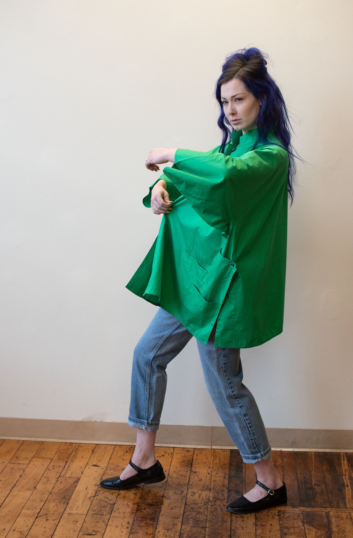 1980s Green Cotton Jacket | Weekend Max Mara