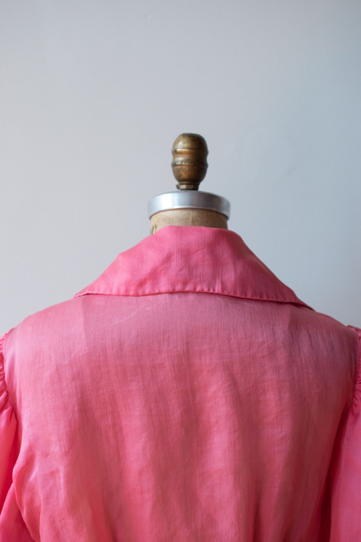 1990s Pink Silk Blouse | Victor Costa