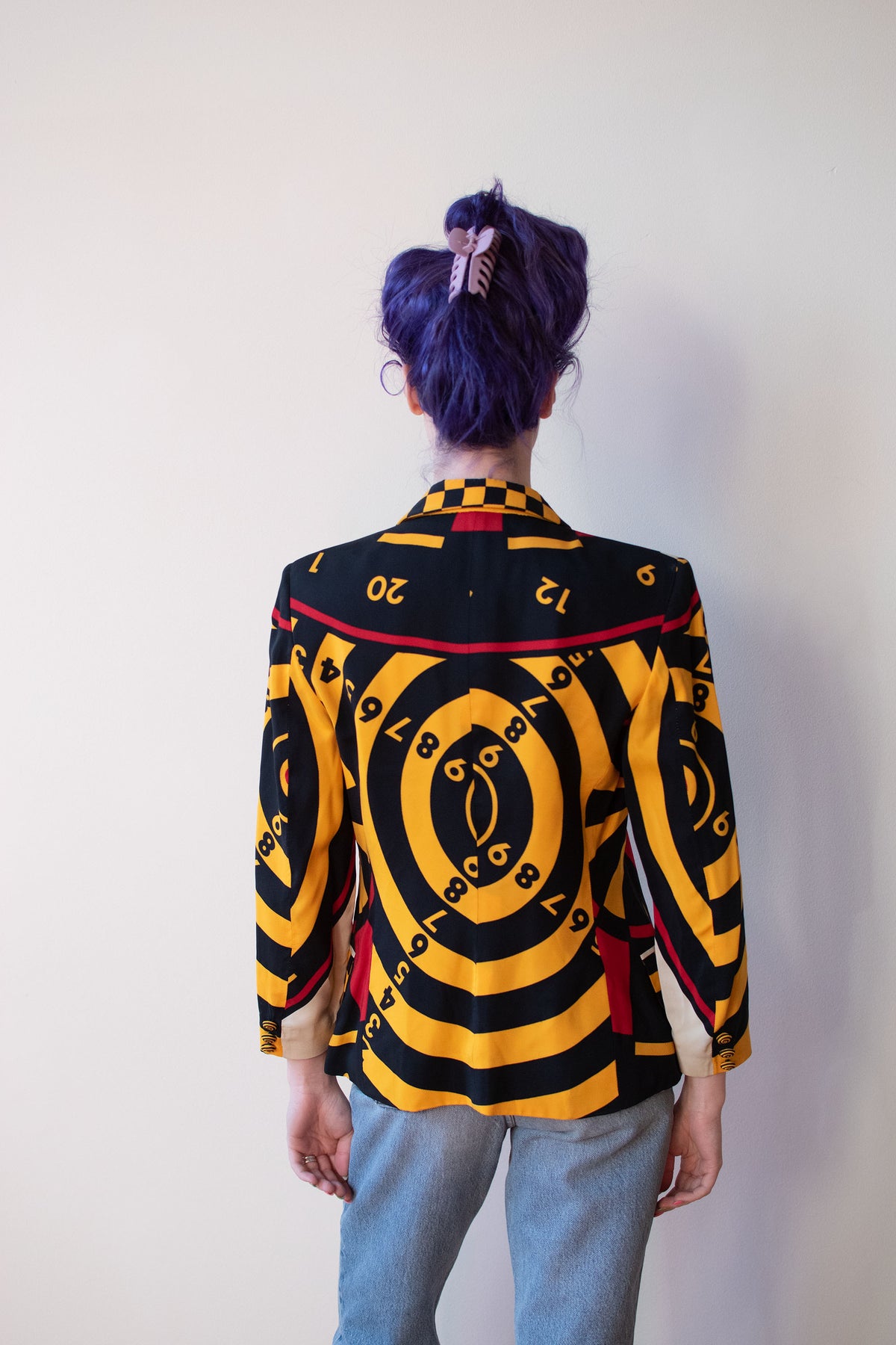 1990s Dart Board Blazer | Moschino Cheap & Chic