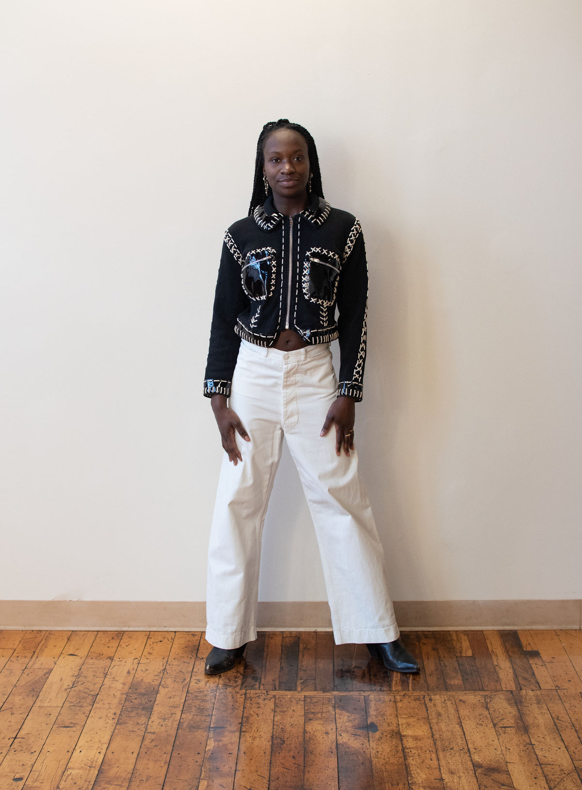 1990s Whipstitch Sweater | Michael Simon