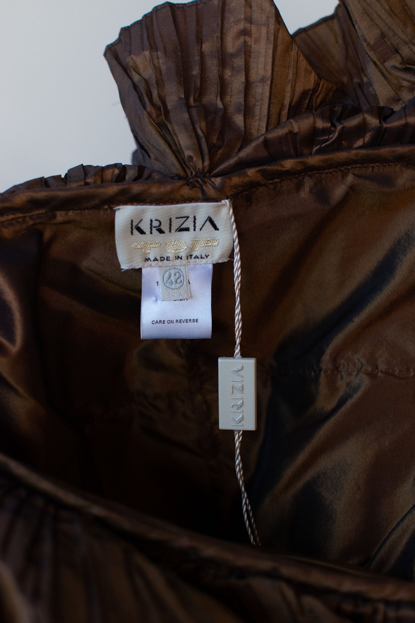 Pleated Silk Mini Dress | Krizia