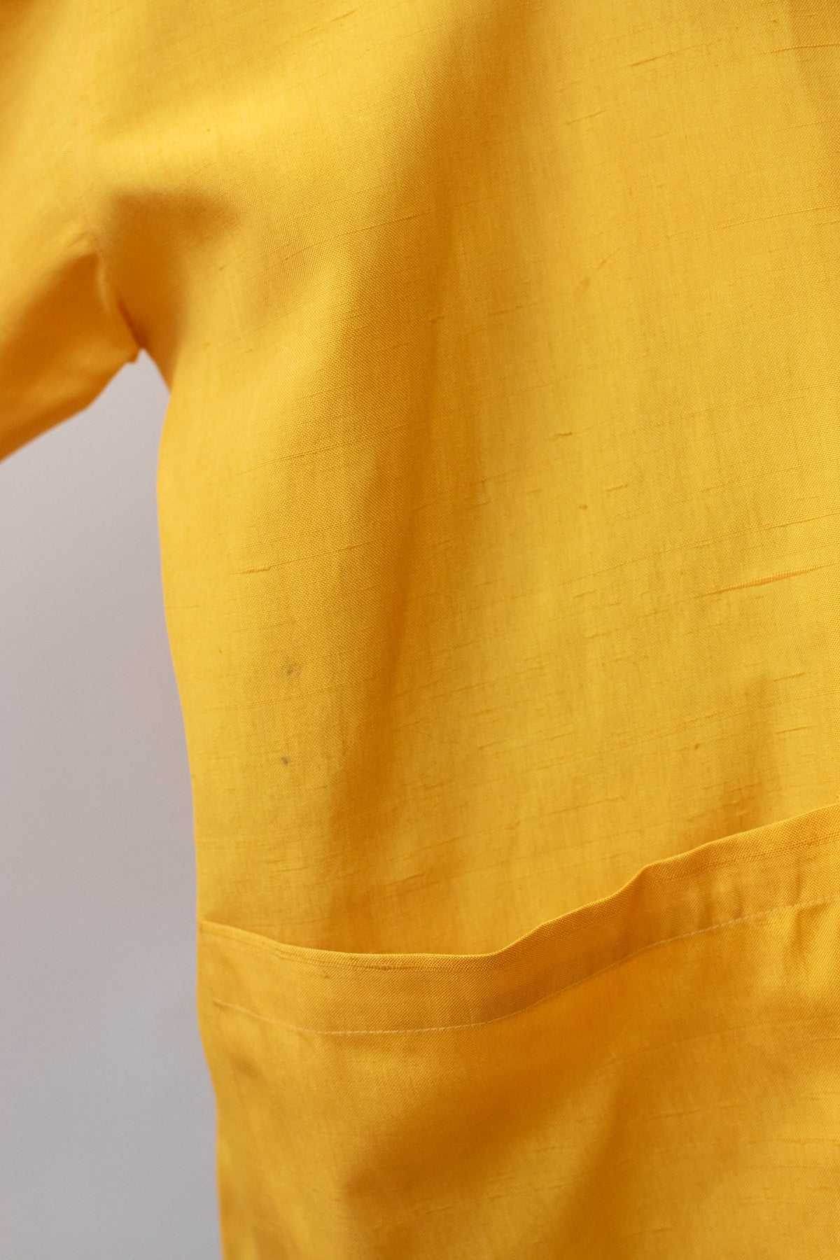 1980s Yellow Silk Jacket