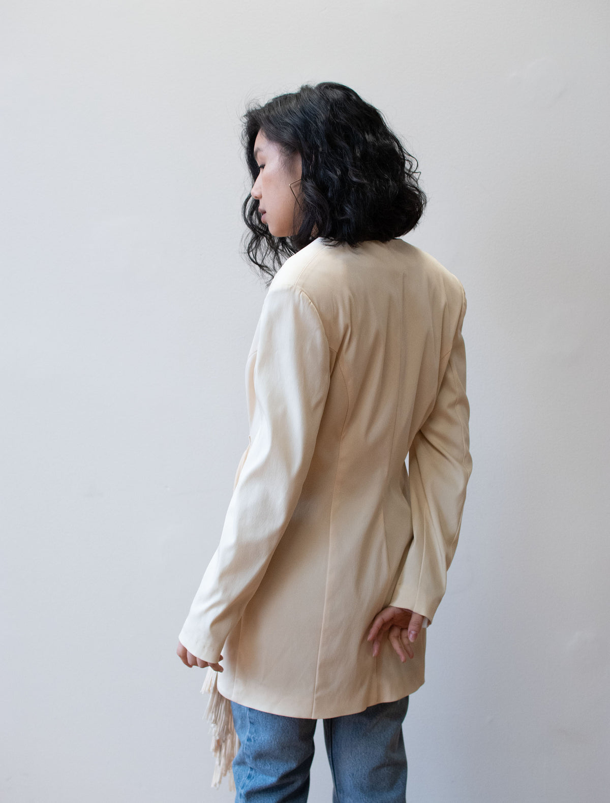 1980s Cream Blazer