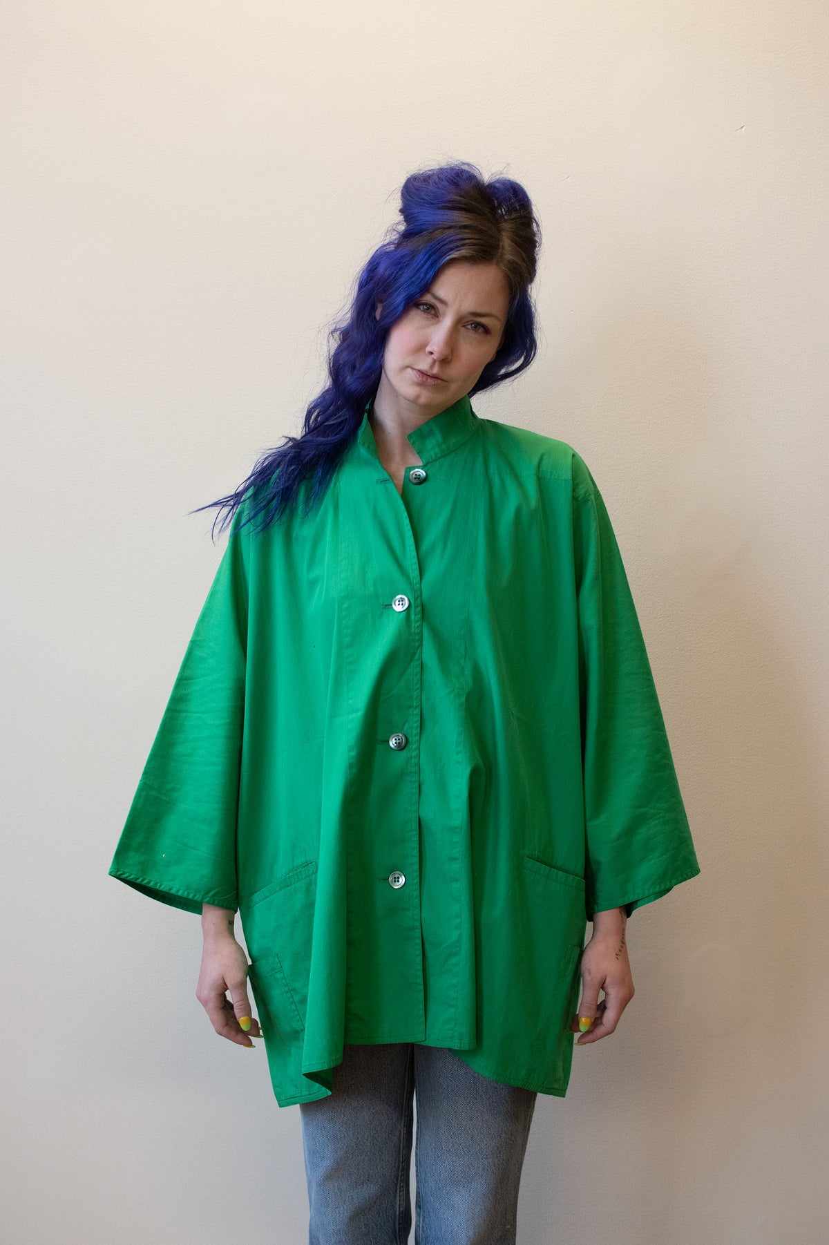 1980s Green Cotton Jacket | Weekend Max Mara