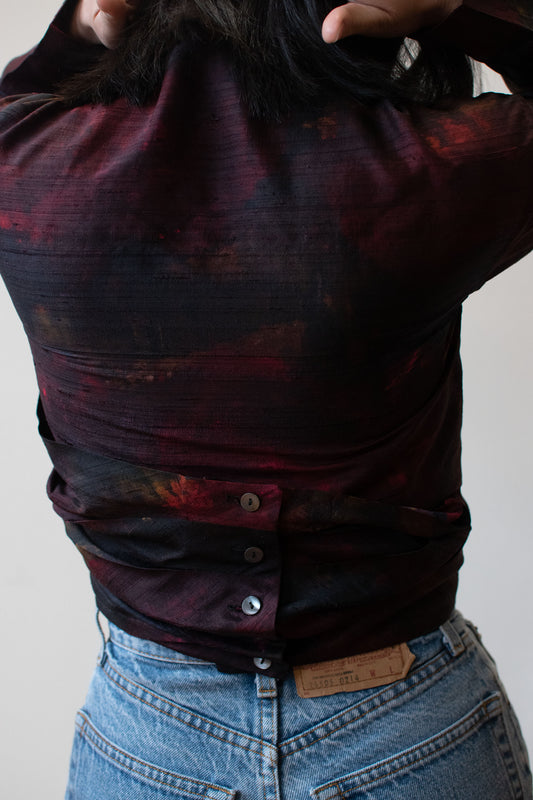 Silk Wrap Blouse | Romeo Gigli 1991