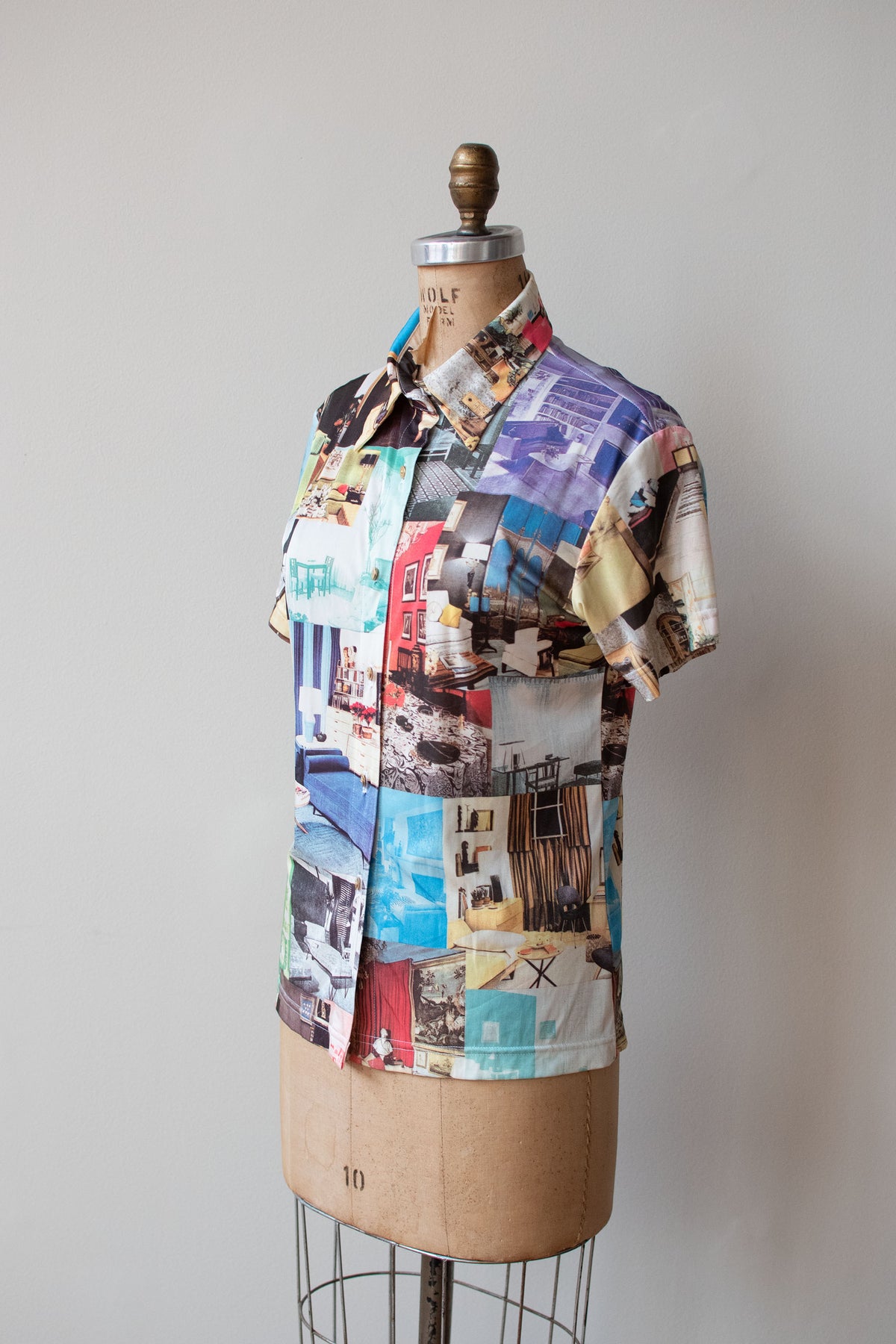 1990s Photo Print Shirt | Todd Oldham