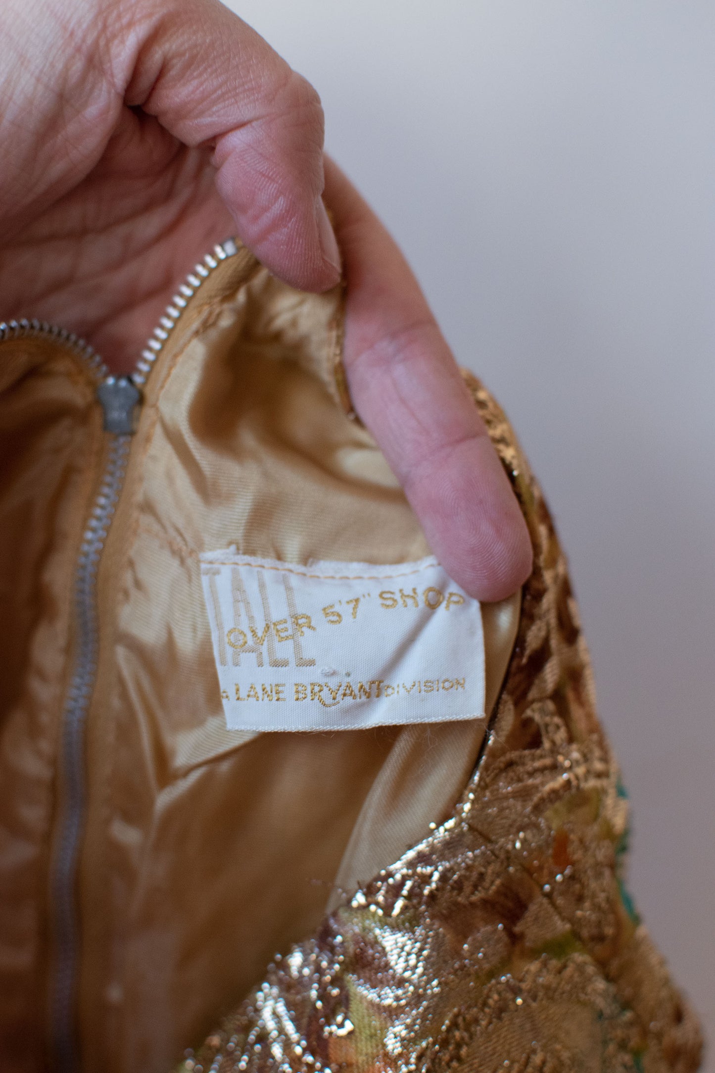 1960s Gold Lame Jumpsuit