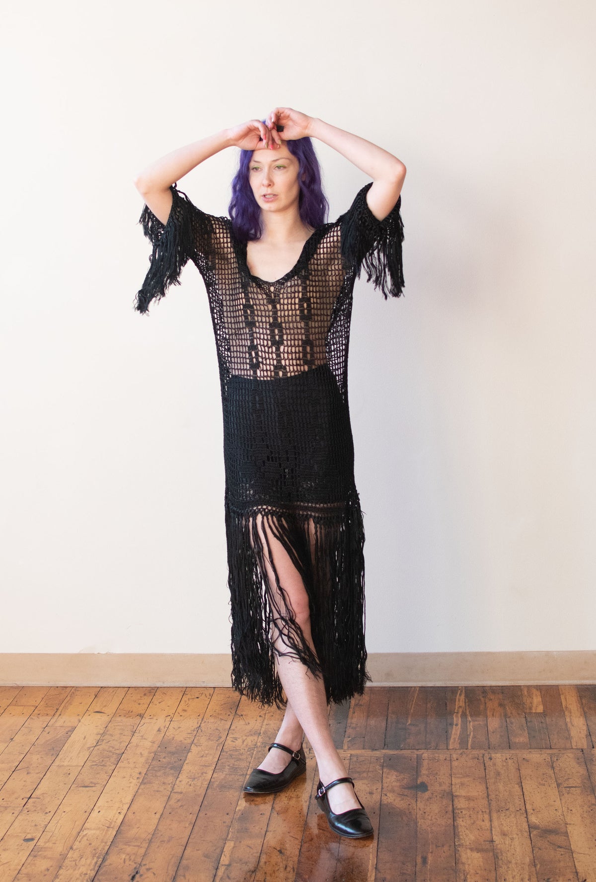 1920s Crochet Dress