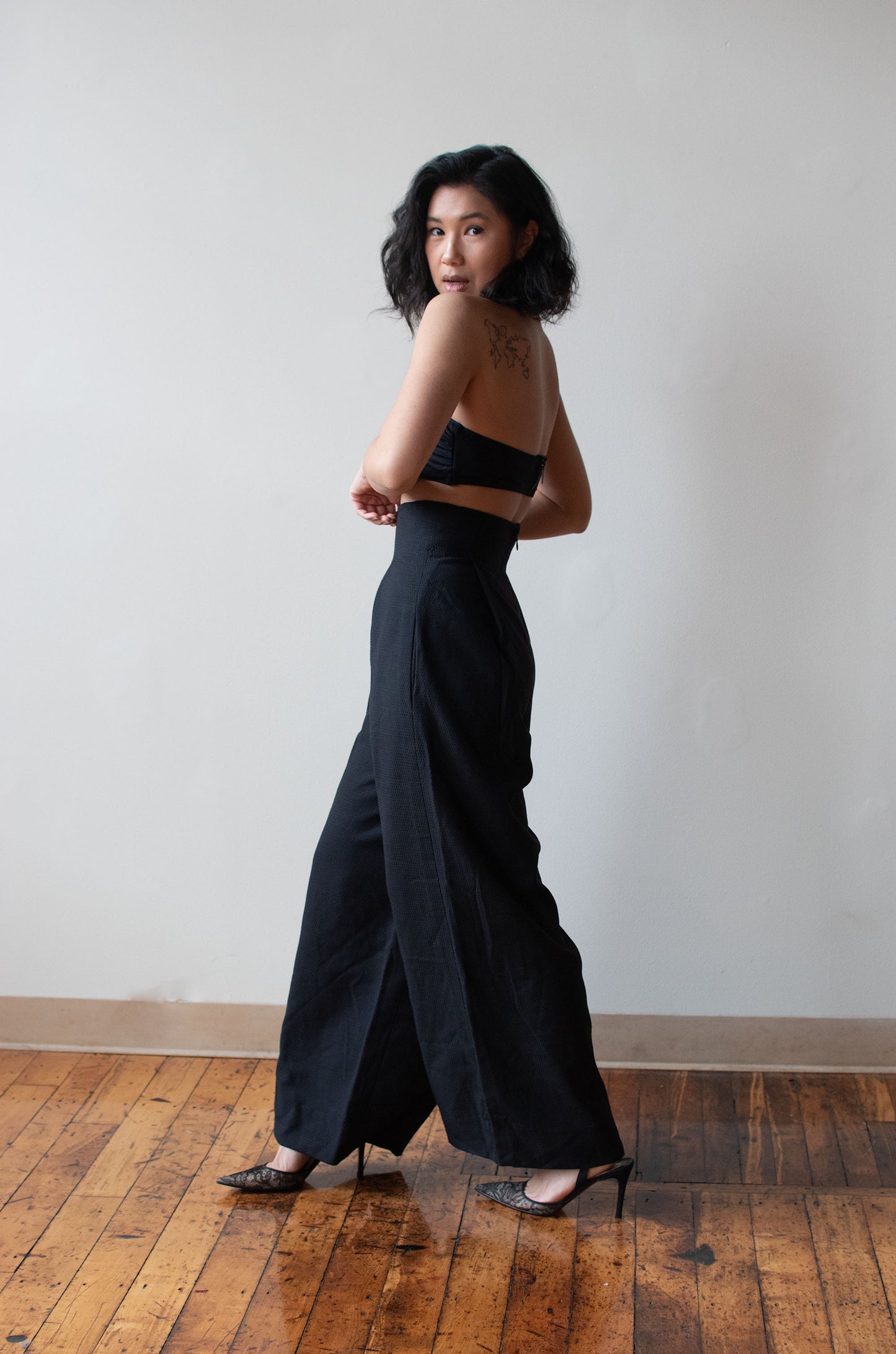 1990s Ultra High Waist Trousers