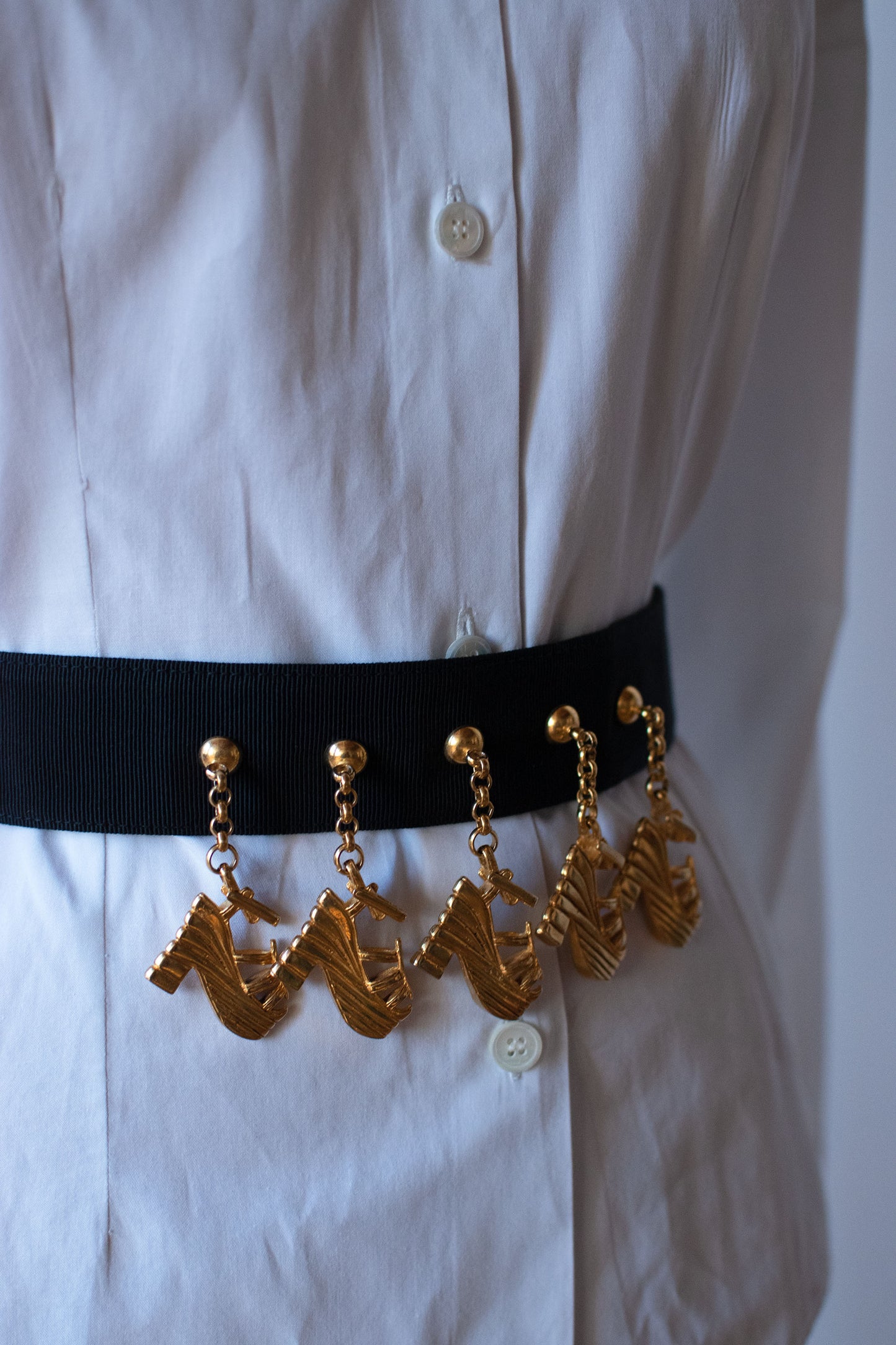 1990s Shoe Charm Belt | Salvatore Ferragamo