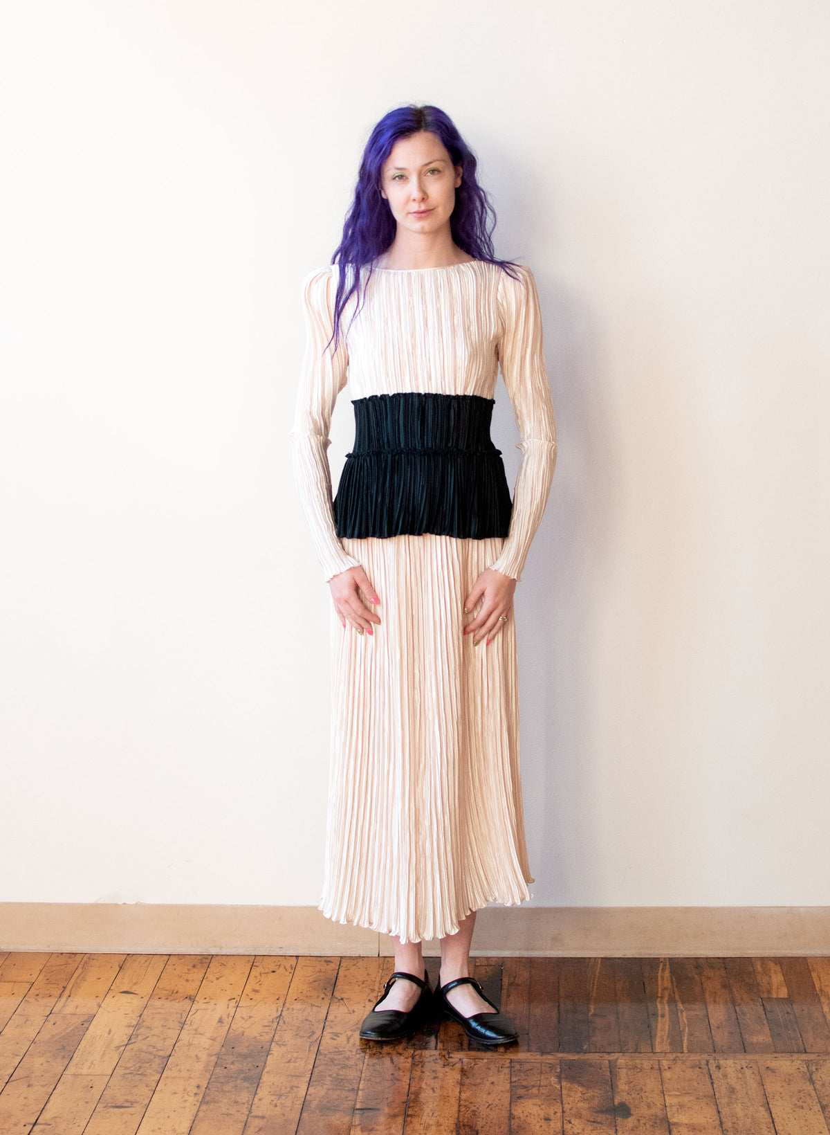 1980s Plisse Set | Mary Mcfadden