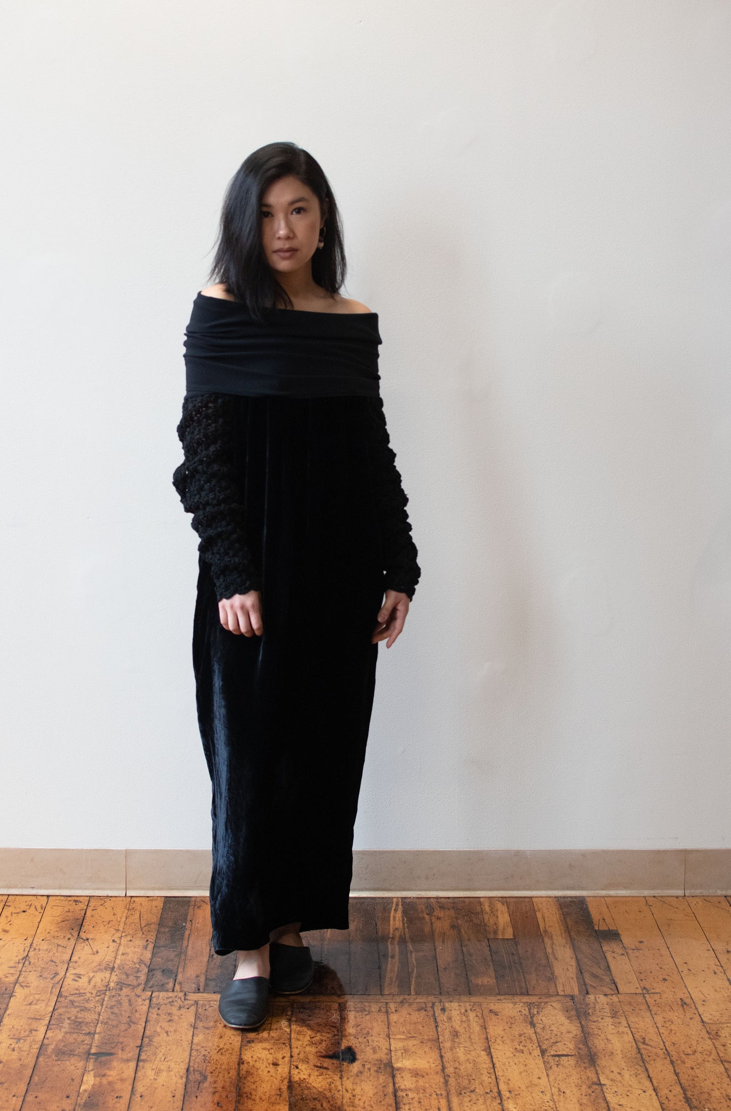 Black Velvet Dress | Jean Paul Gaultier