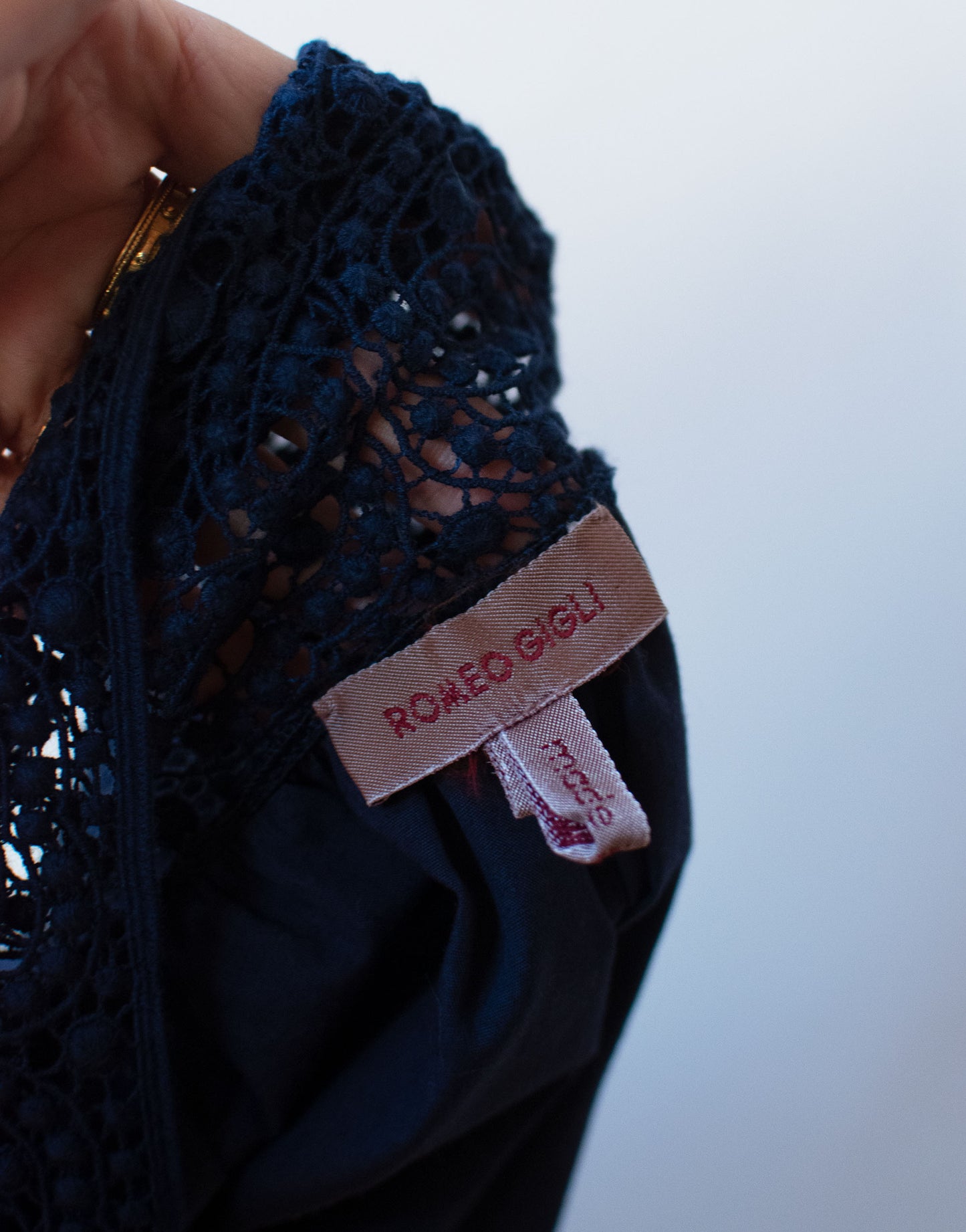 Lace Trim Blouse | Romeo Gigli 1992