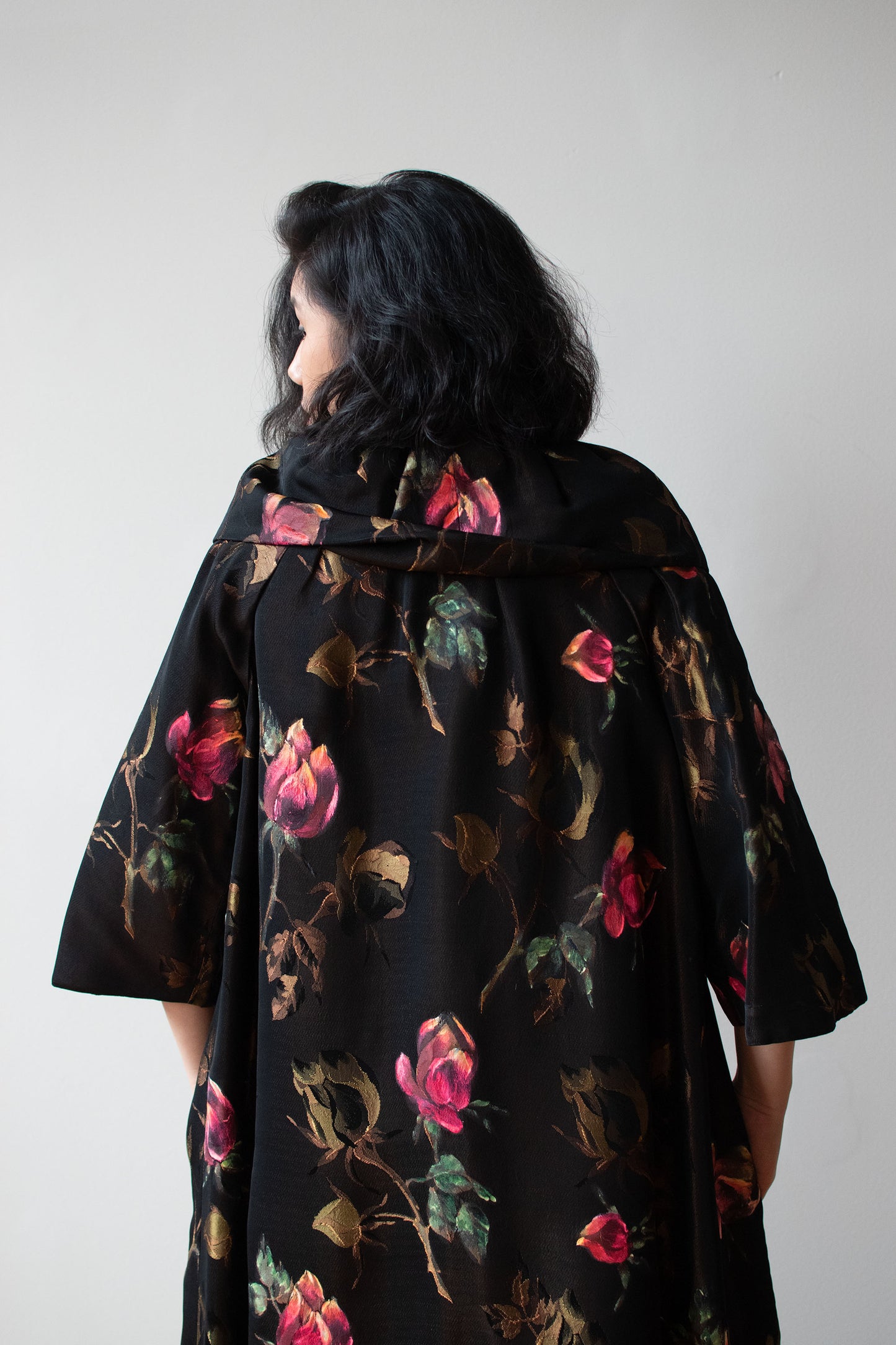 1960s Floral Opera Coat