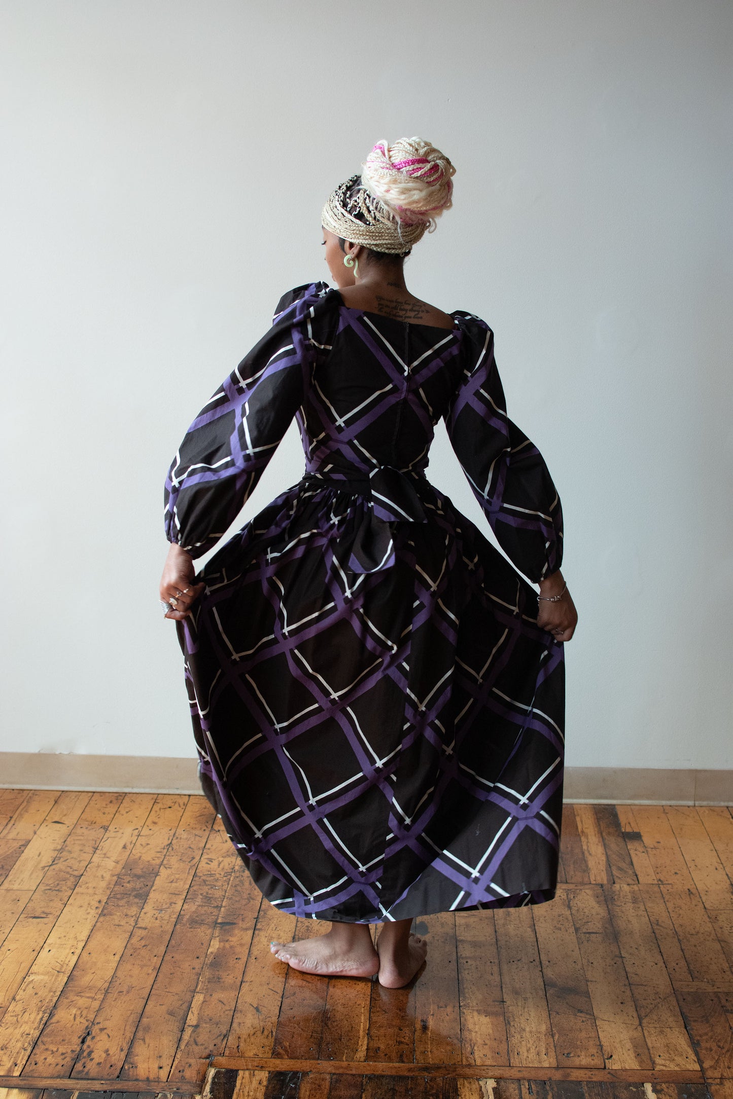 Grid Print Dress | Marimekko 1972