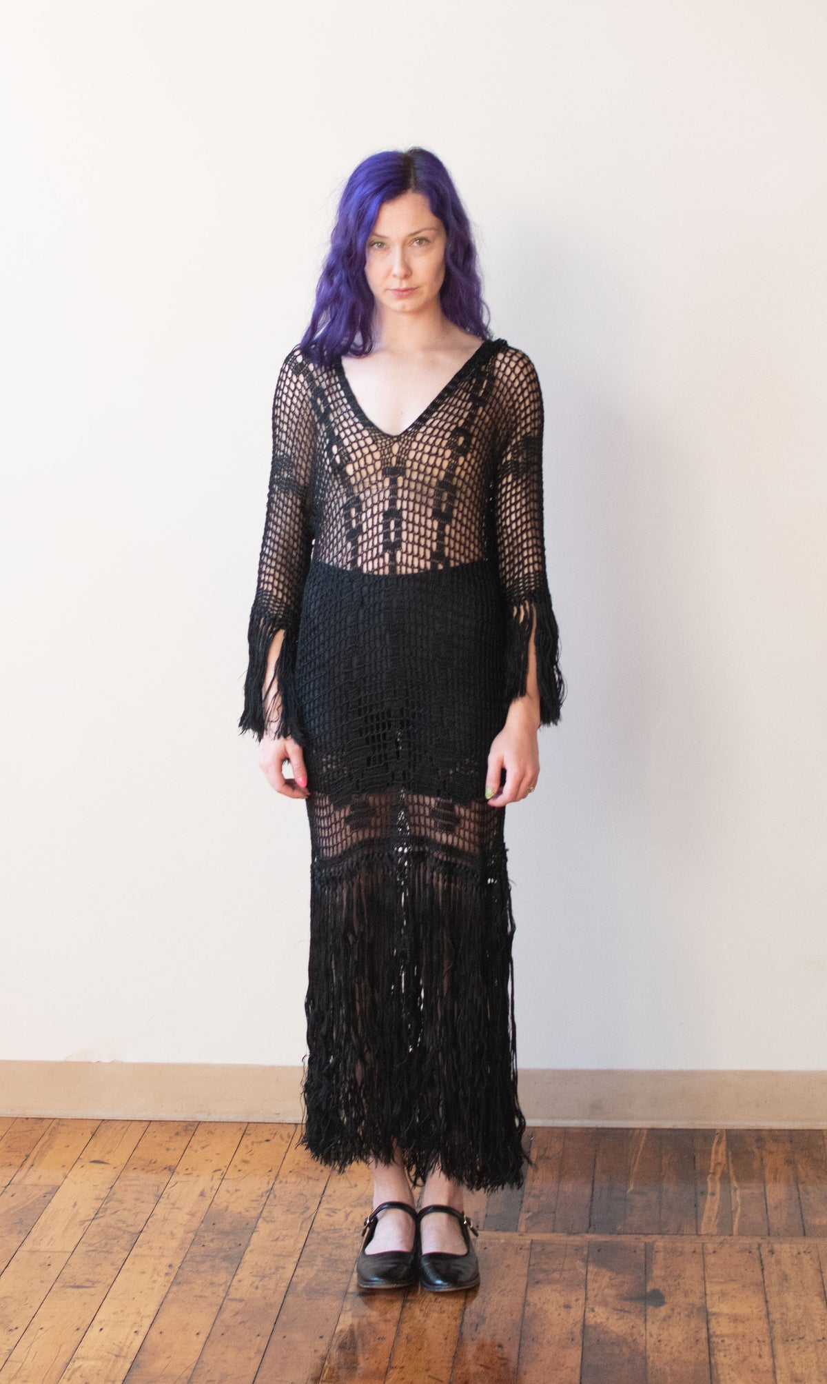 1920s Crochet Dress