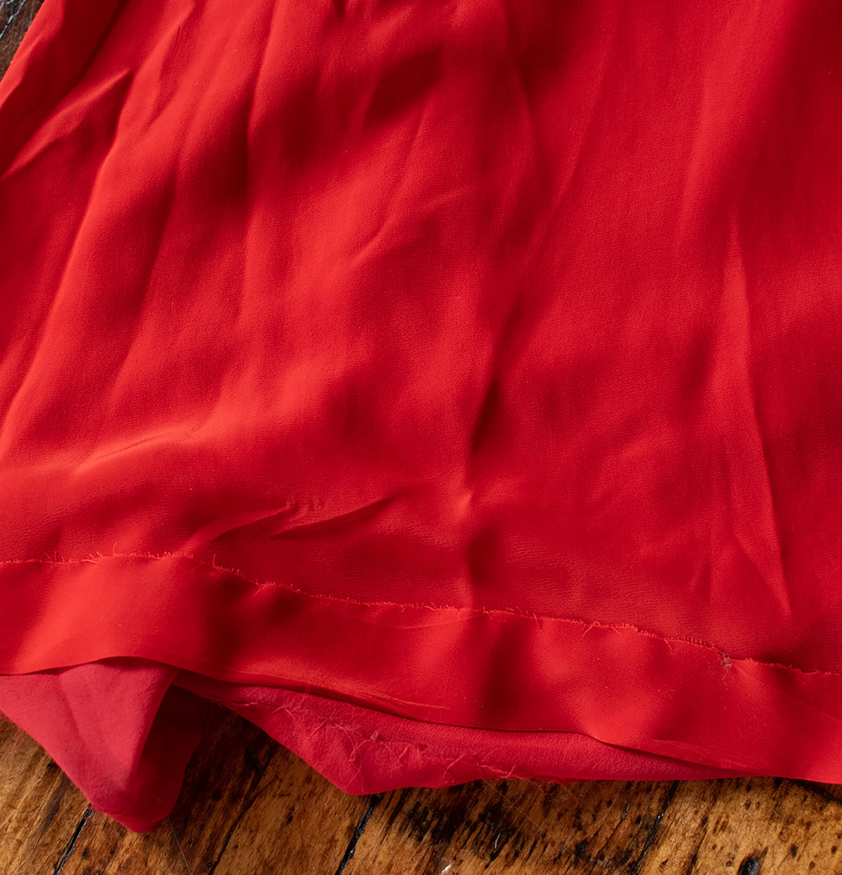 1970s Ombre Chiffon Dress