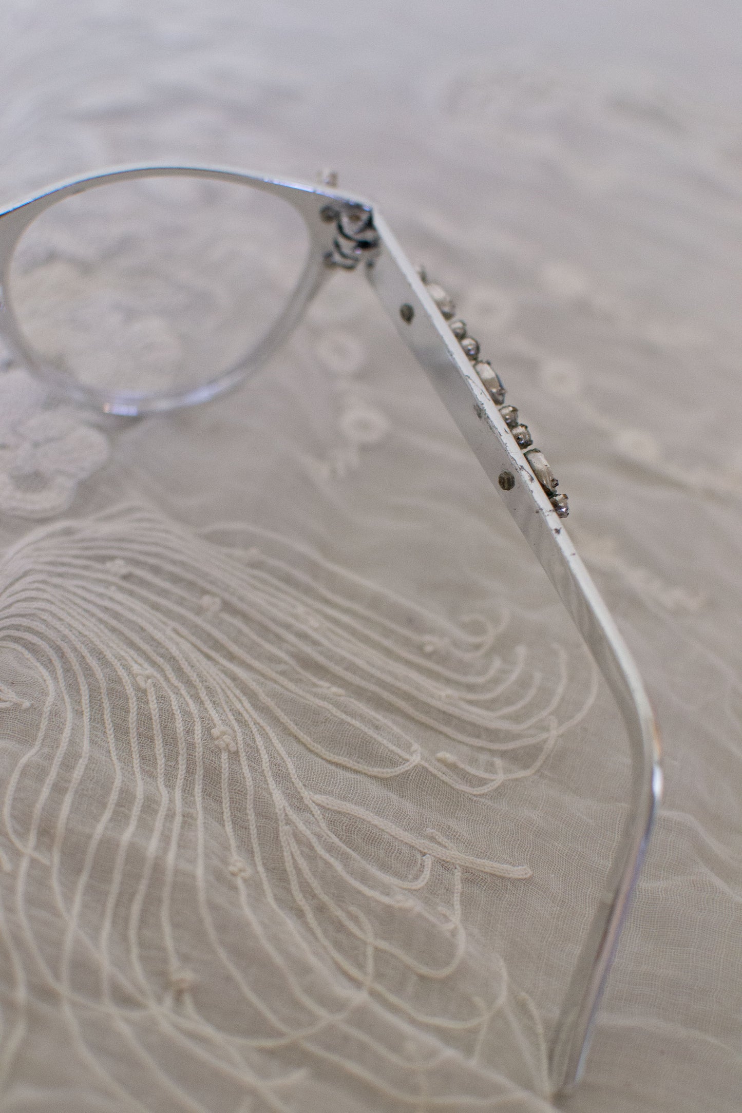 1950s Metal Tiara Style Eyeglasses