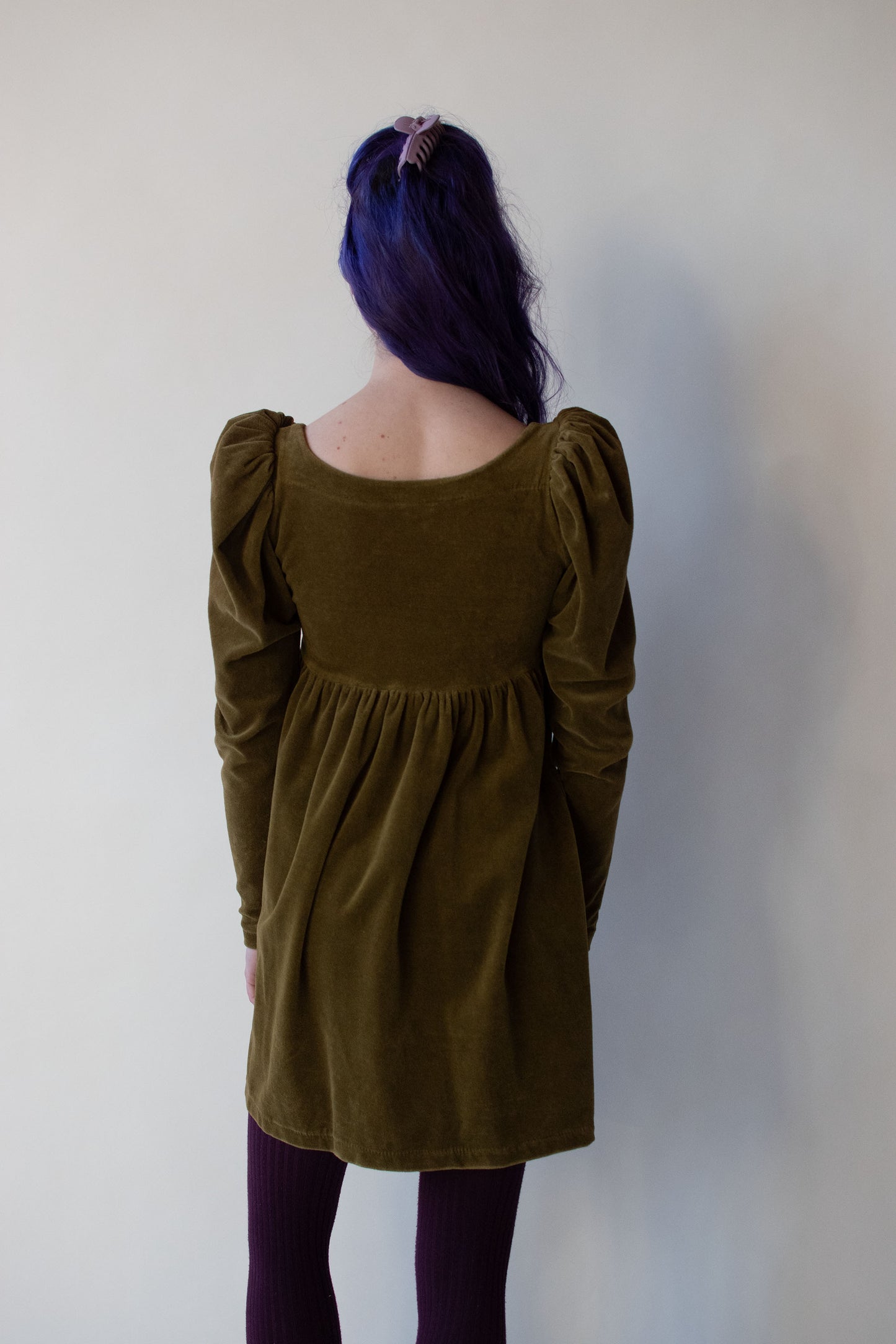 1980s Green Velvet Dress | Betsey Johnson Punk Label