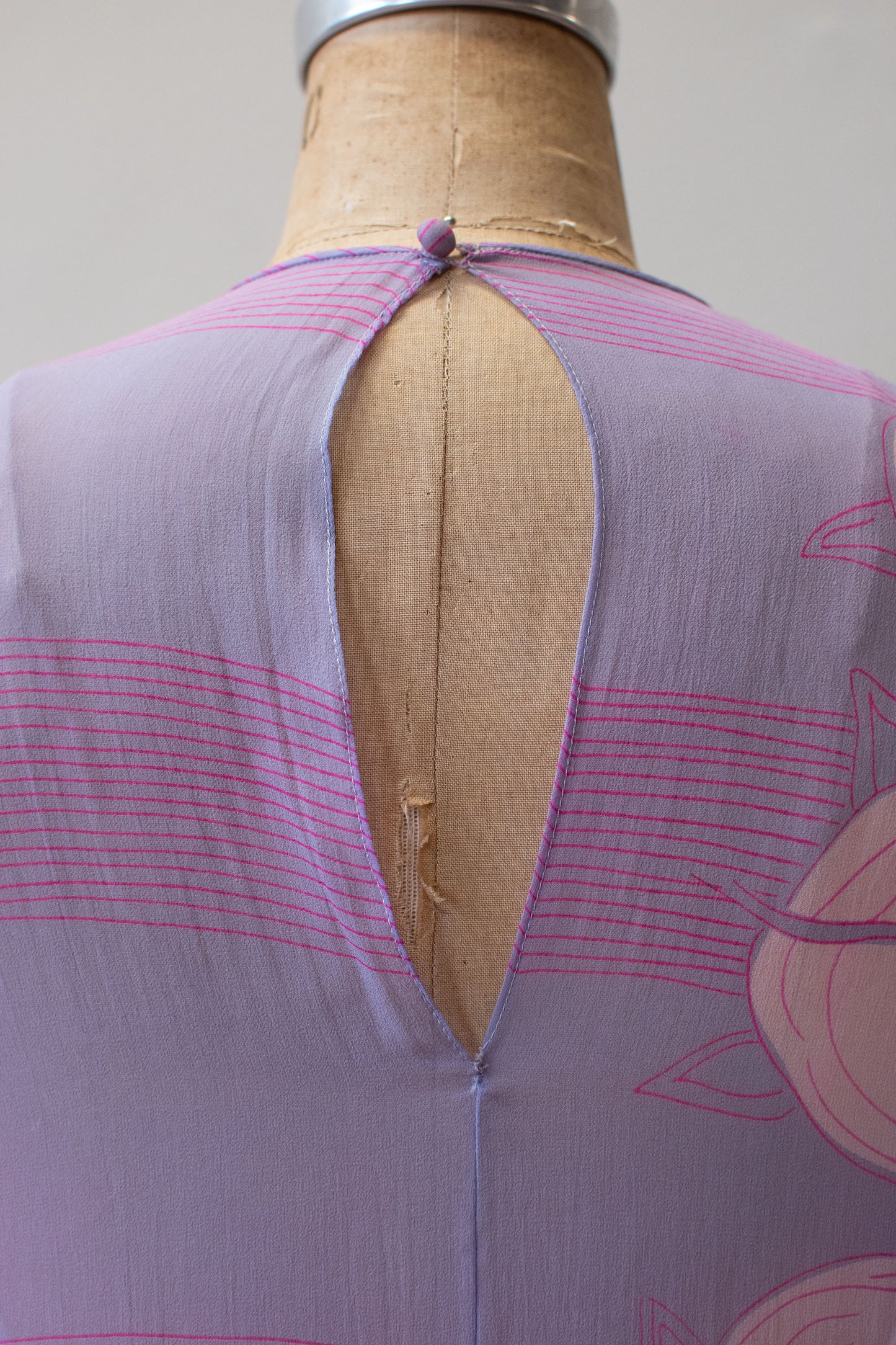 1970s Chiffon Caftan