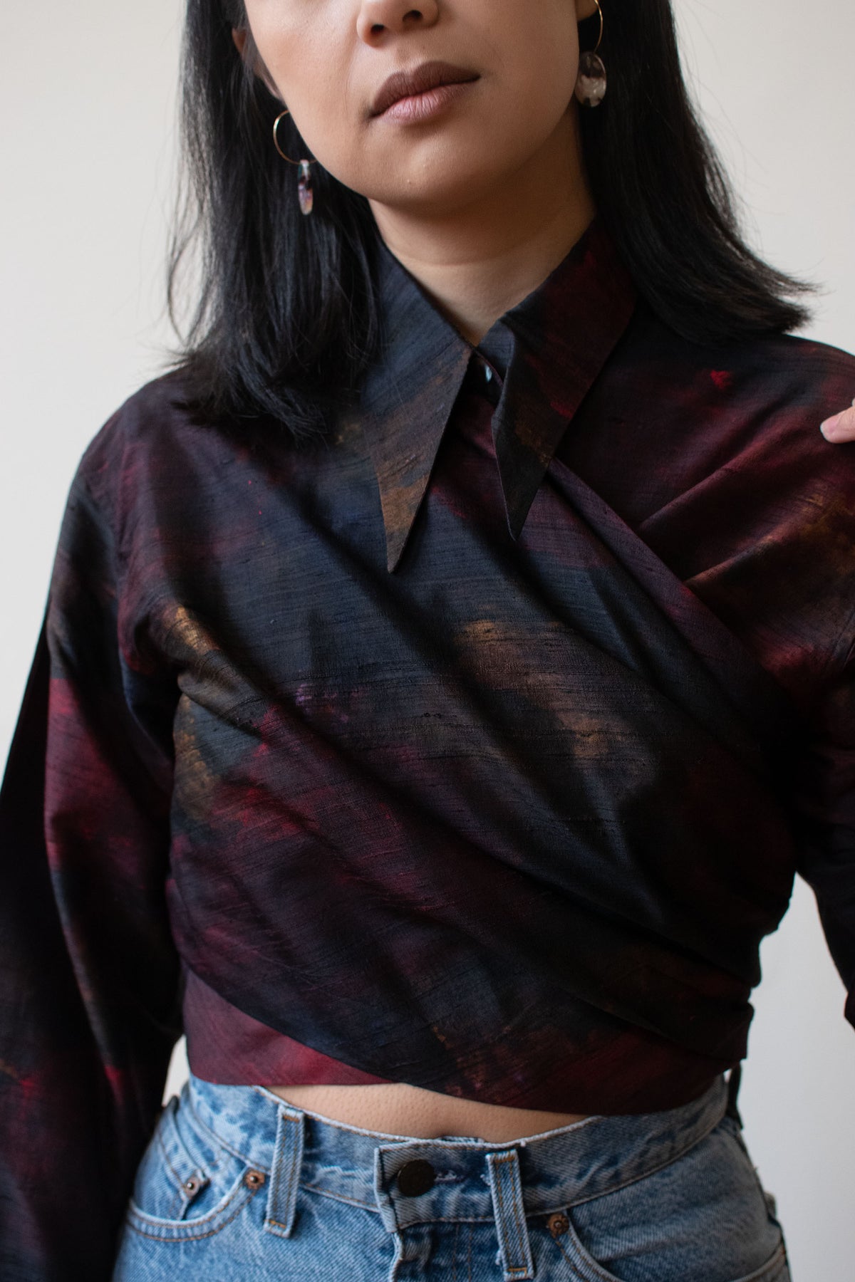 Silk Wrap Blouse | Romeo Gigli 1991