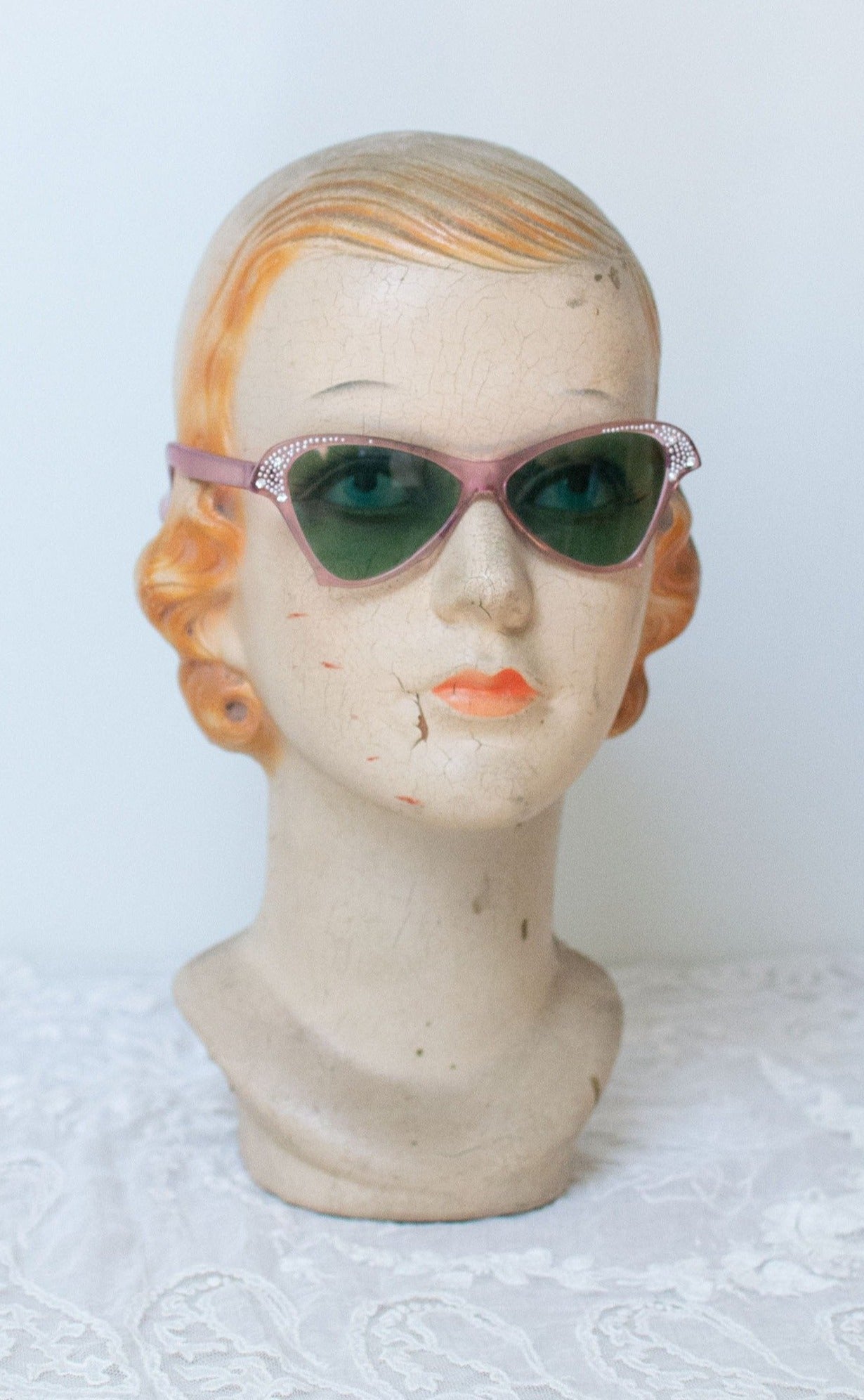 1940s Mauve butterfly Sunglasses