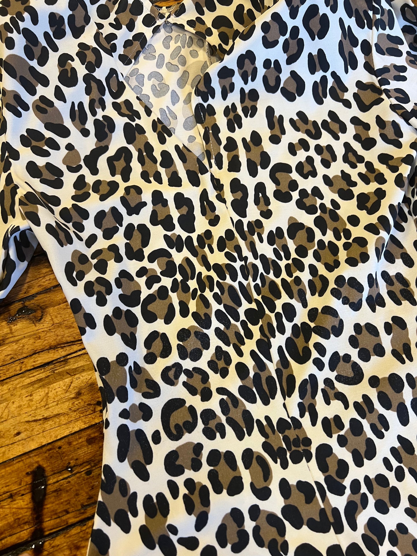 1980s Leopard Print Unitard | Norma Kamali