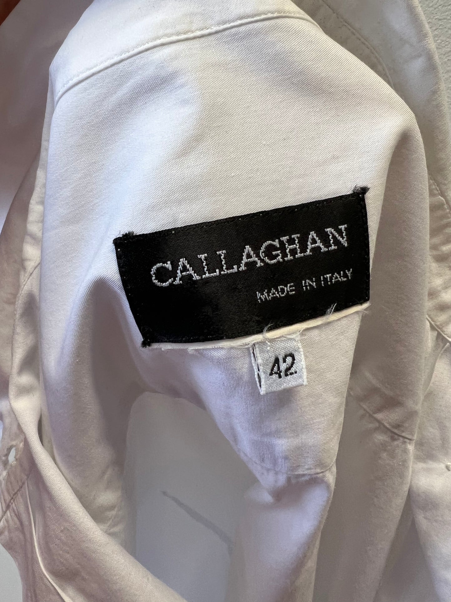 1980s White Shirt | Romeo Gigli for Callaghan